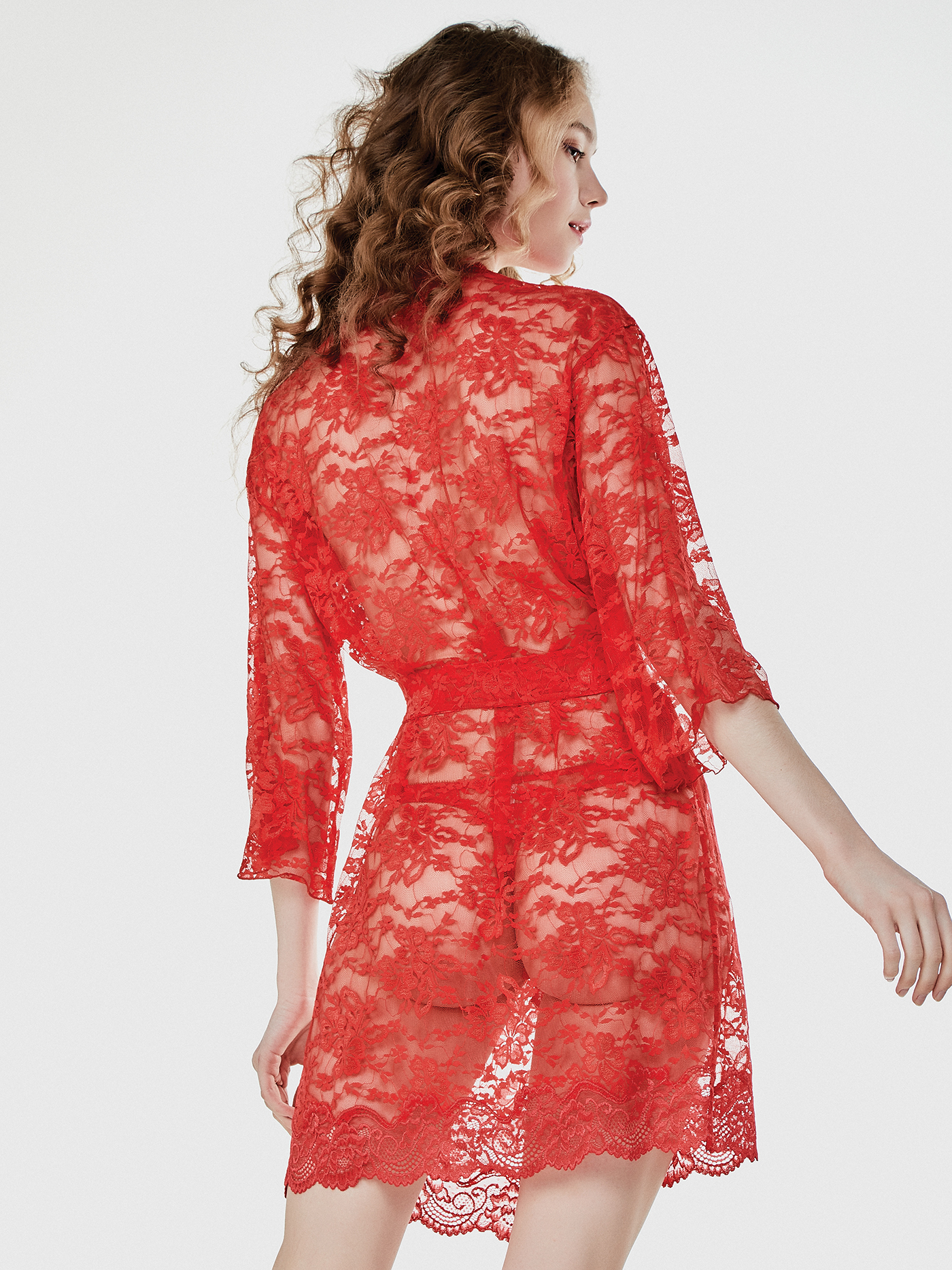 Пеньюар Яркий красный 2512F3529_U | фото 3