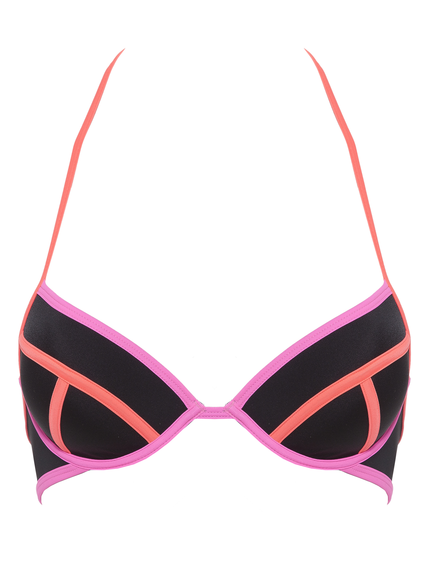 Лиф push-up Черный принт 2324S1524_1 | фото 3