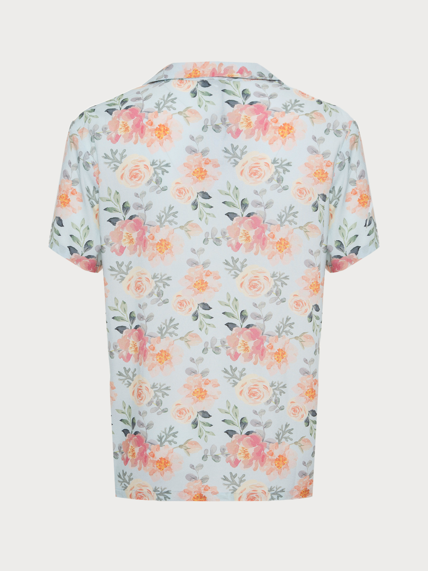 Пижамный топ Принт пионы PAR-04 | фото 7