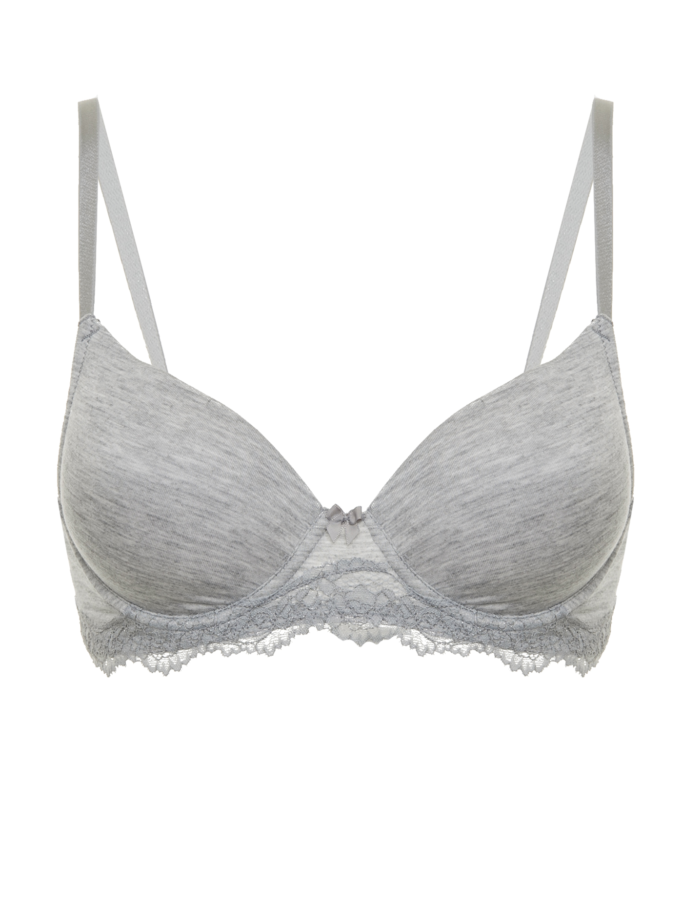 Бюстгальтер t-shirt Серый меланж MOU-12951 | фото 3