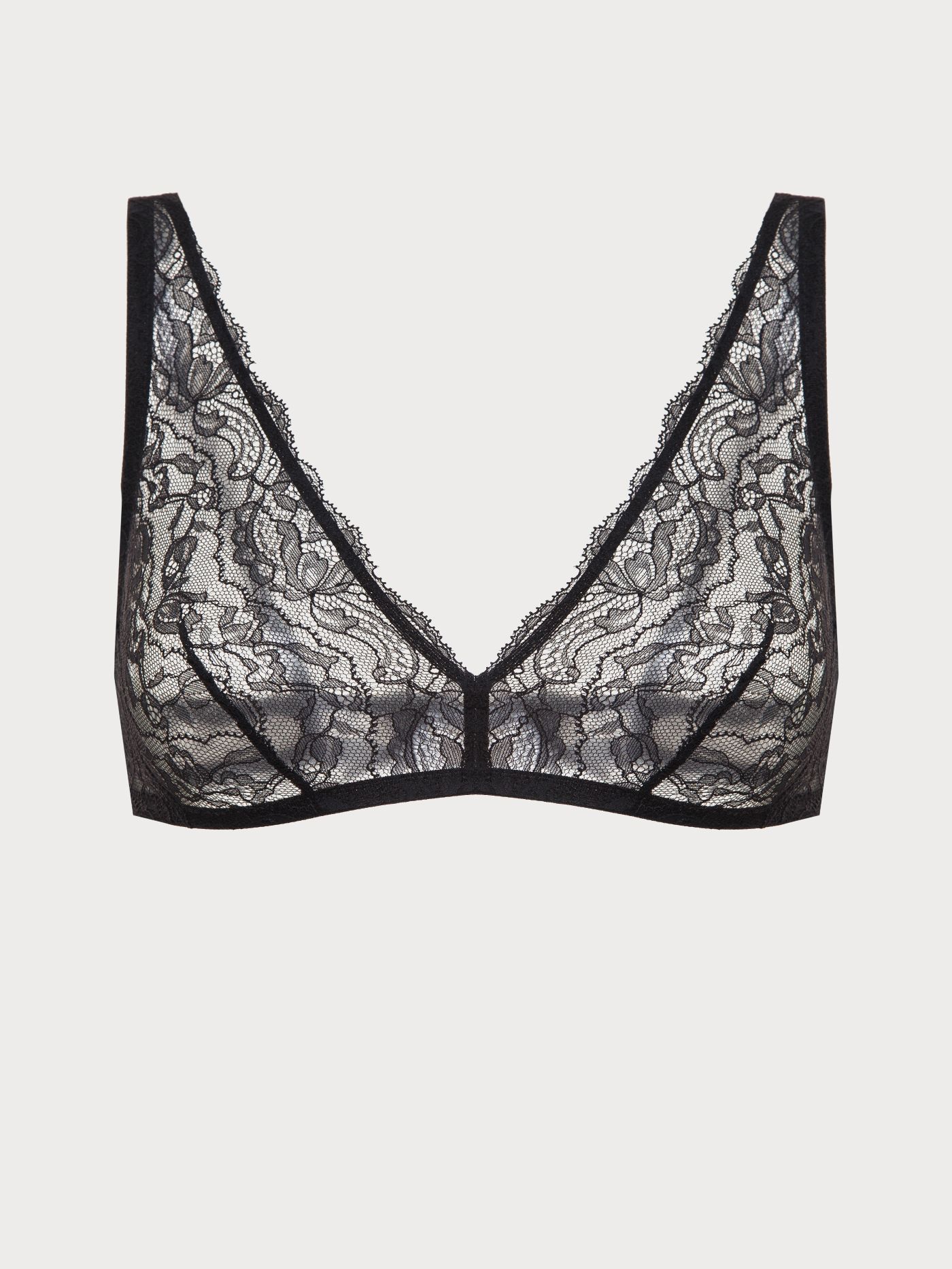 Бюстгальтер мягкий треугольник Черный 2940F1418 | фото 6