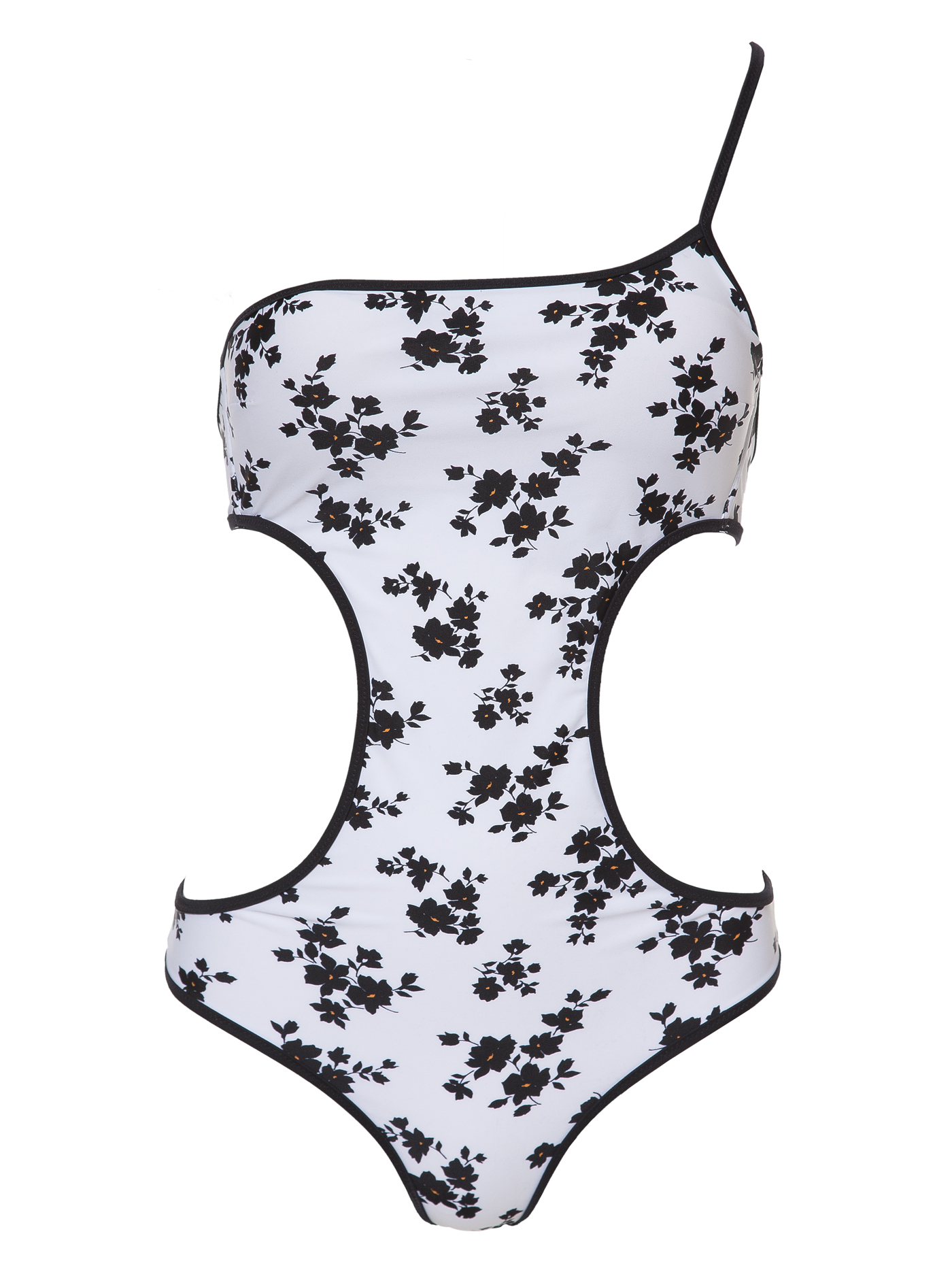 Купальник монокини с мягкой чашкой Черно-белый принт 2380S4732_U | фото 3