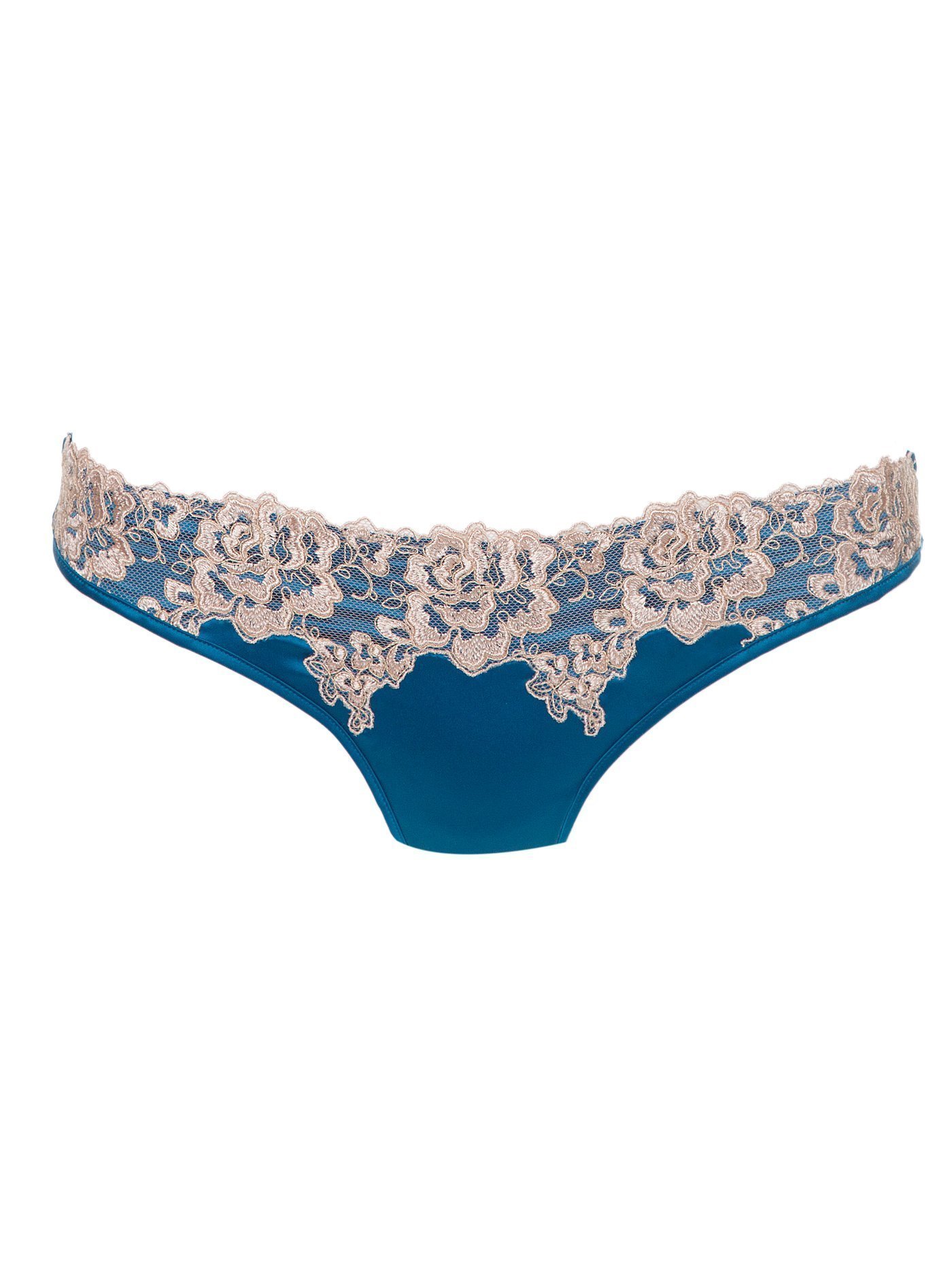 Трусы стринг Морской синий 2222F2101 | фото 3