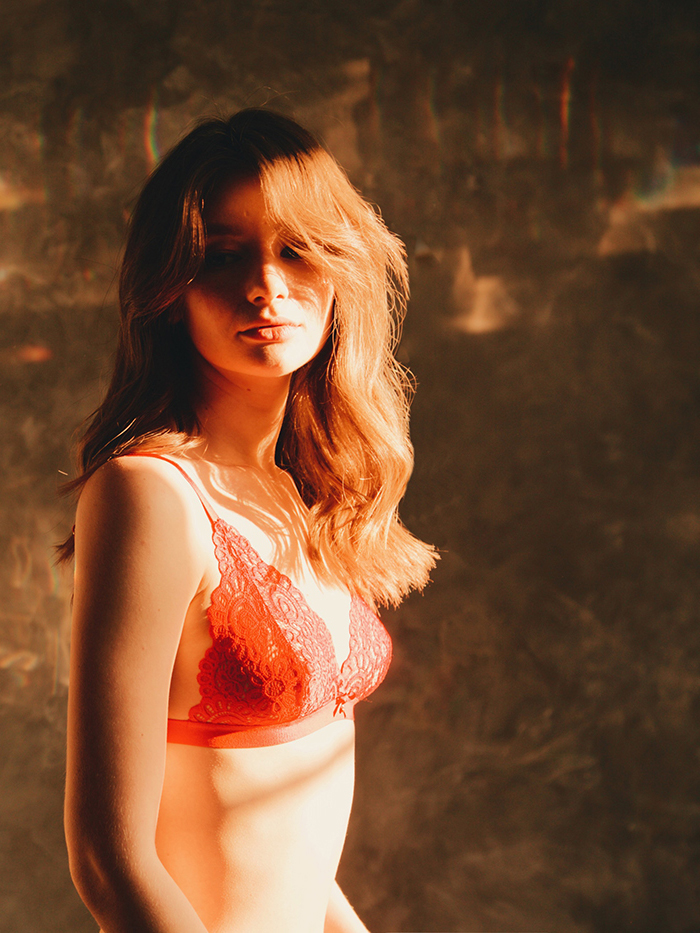 Бюстгальтер треугольник t-shirt Красный 2484F1419 | фото 3