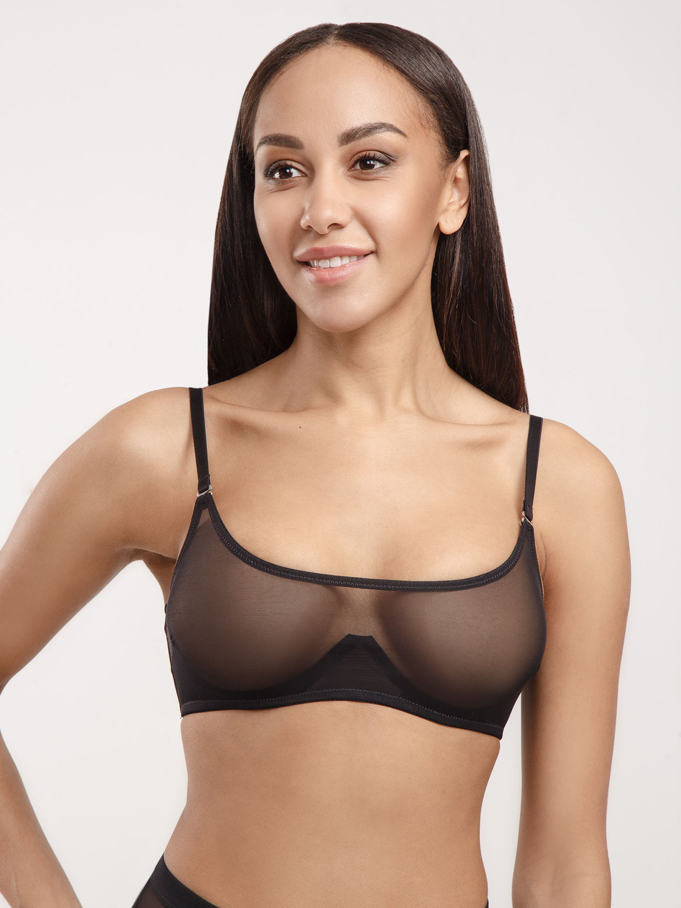 Бюстгальтер мягкий топ Черный MR-3 | фото 3