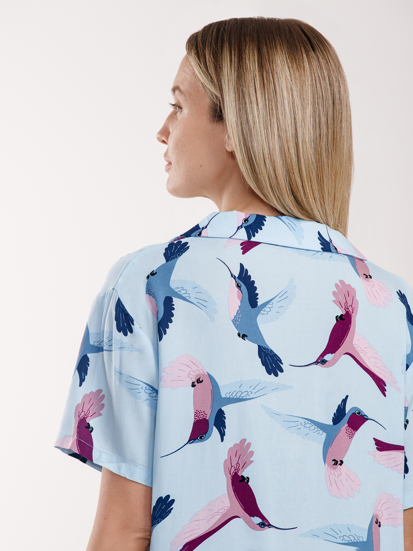 Пижамный топ Голубой PAR-04 | фото 4