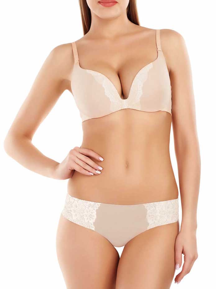 Бюстгальтер push-up Бежевый S7-0244 | фото 1