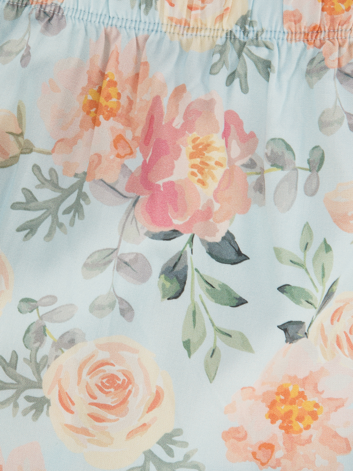 Брюки Принт пионы PAR-01 | фото 4