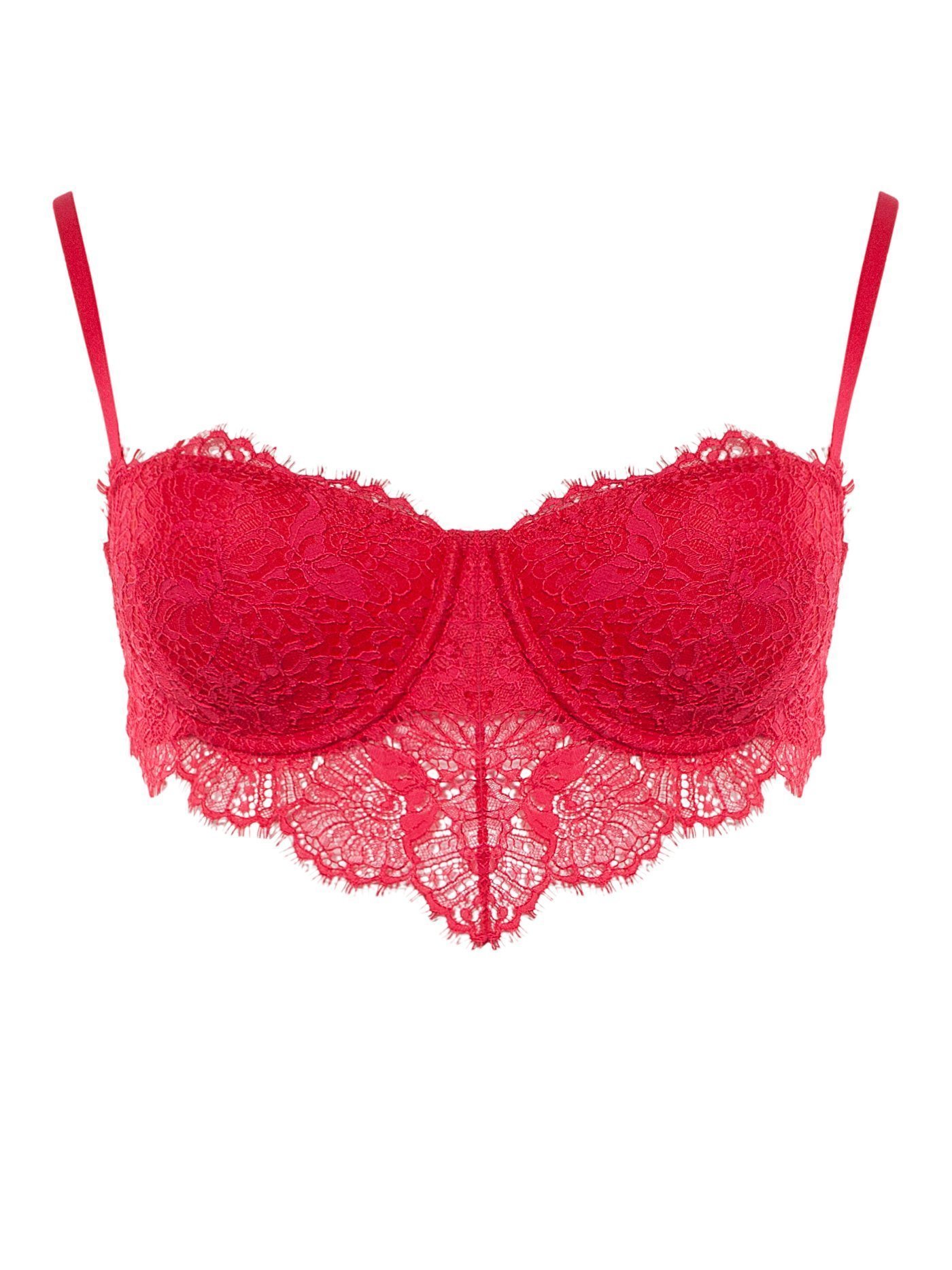 Бюстгальтер балконет t-shirt Алый 2247F1211 | фото 3