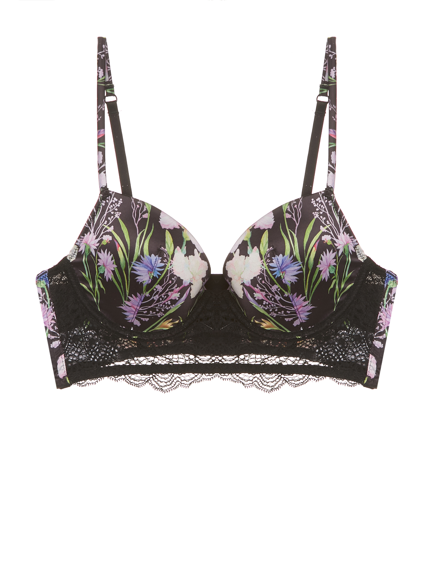 Бюстгальтер бюстье Принт цветы MOU-12776 | фото 3
