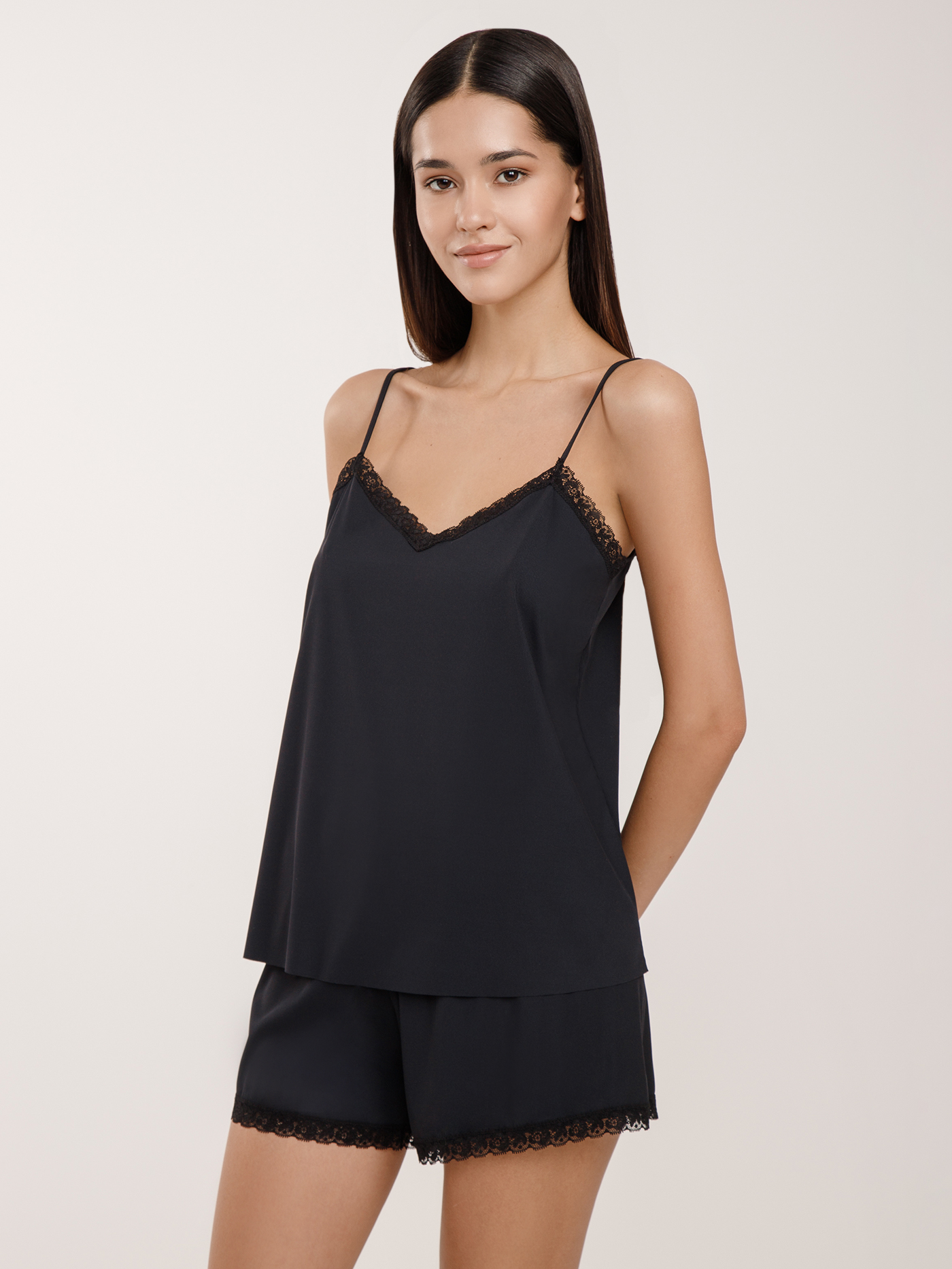 Майка Черный 2893F3105_1 | фото 2