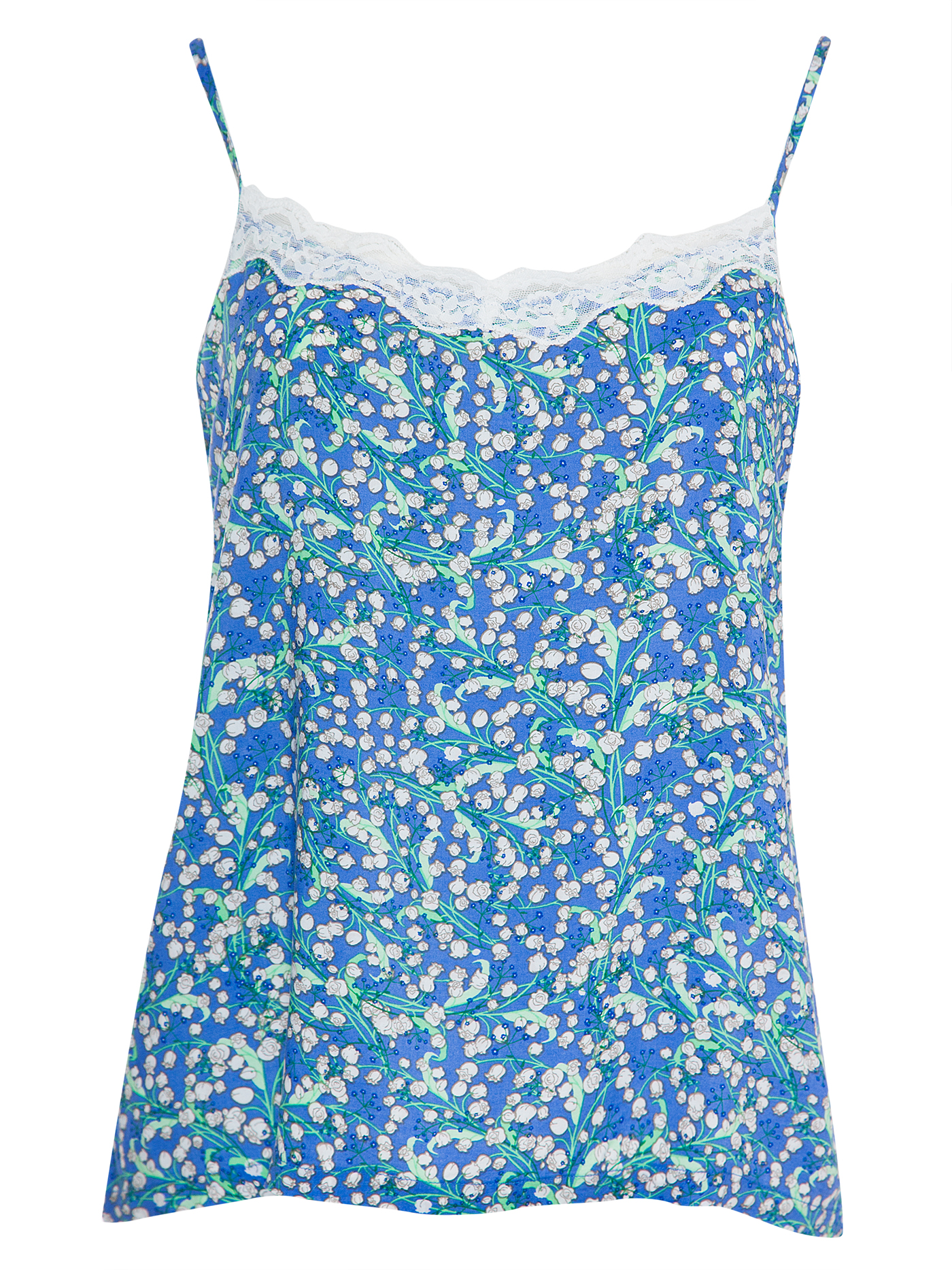 Майка Принт голубой LST-1 | фото 3