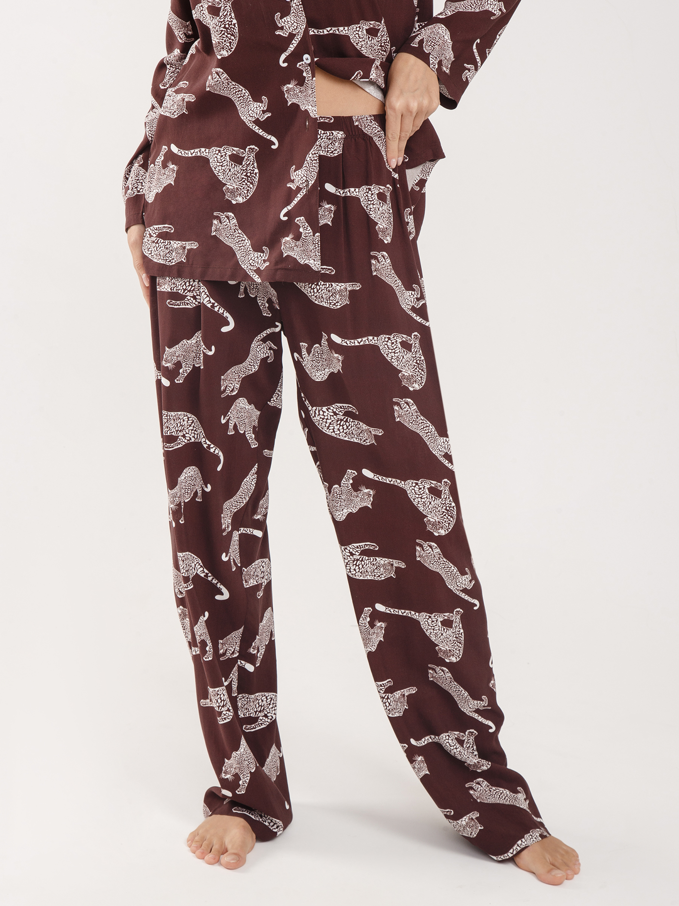 Брюки Коричневый PAR-01 | фото 3