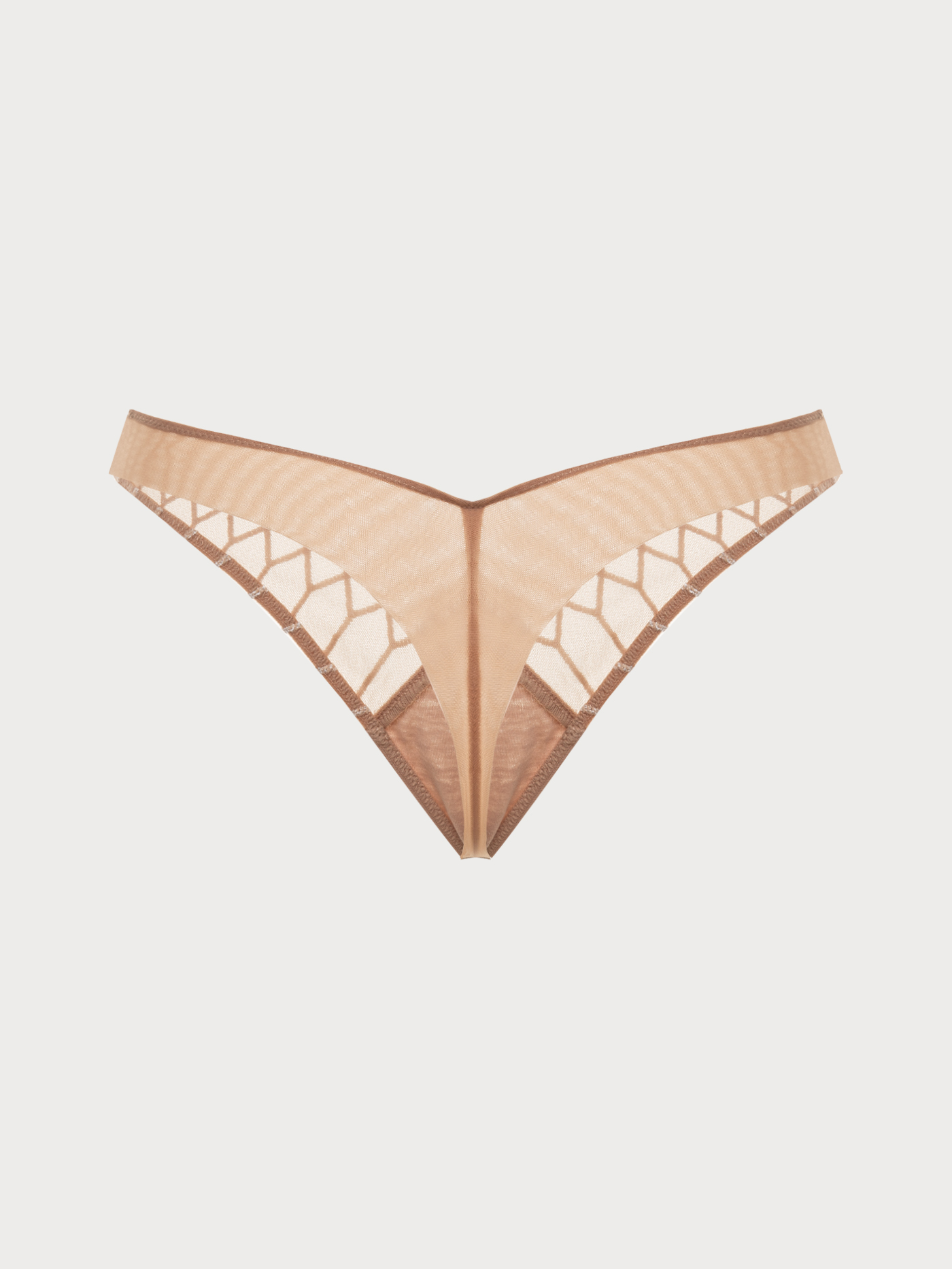 Трусы стринг Бежевый ATN0808TH | фото 6