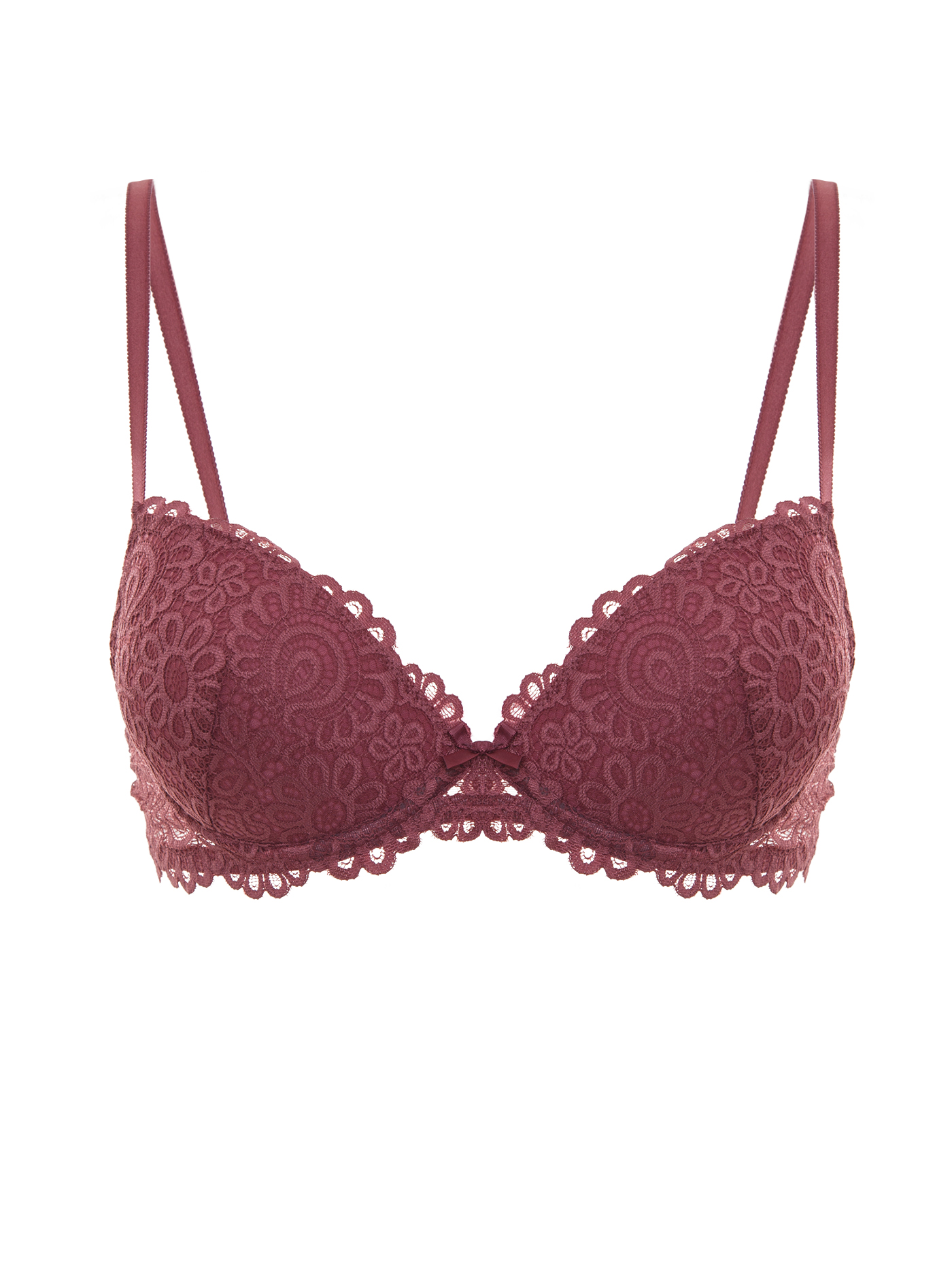 Бюстгальтер push-up Бордовый 2484F1121L | фото 4