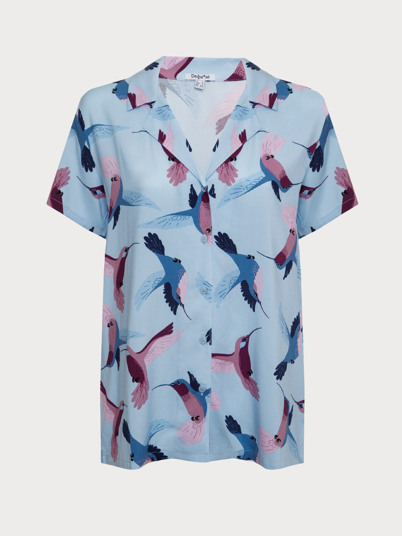 Пижамный топ Голубой PAR-04 | фото 5