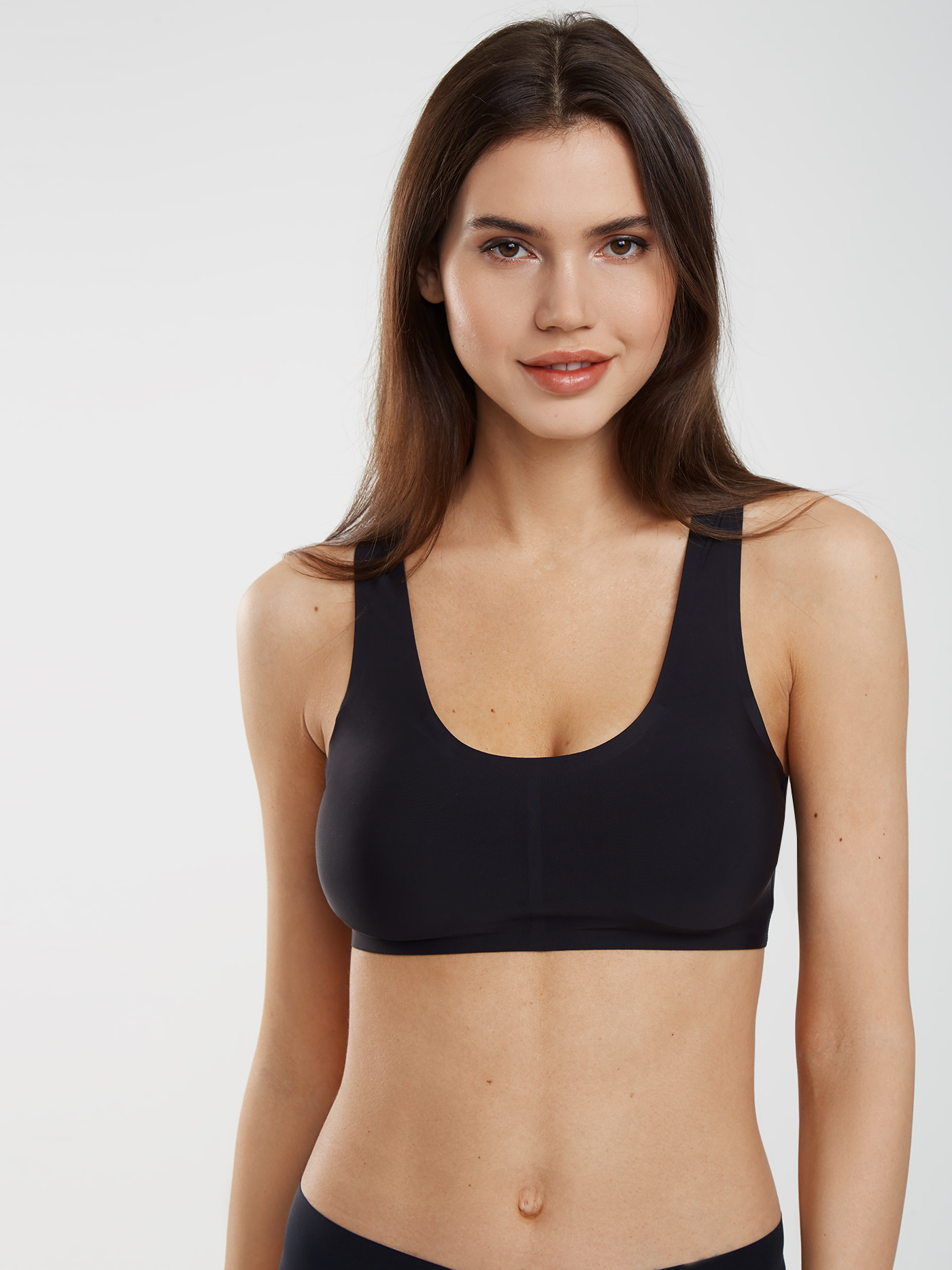 Бюстгальтер мягкий топ Черный 6009 | фото 1