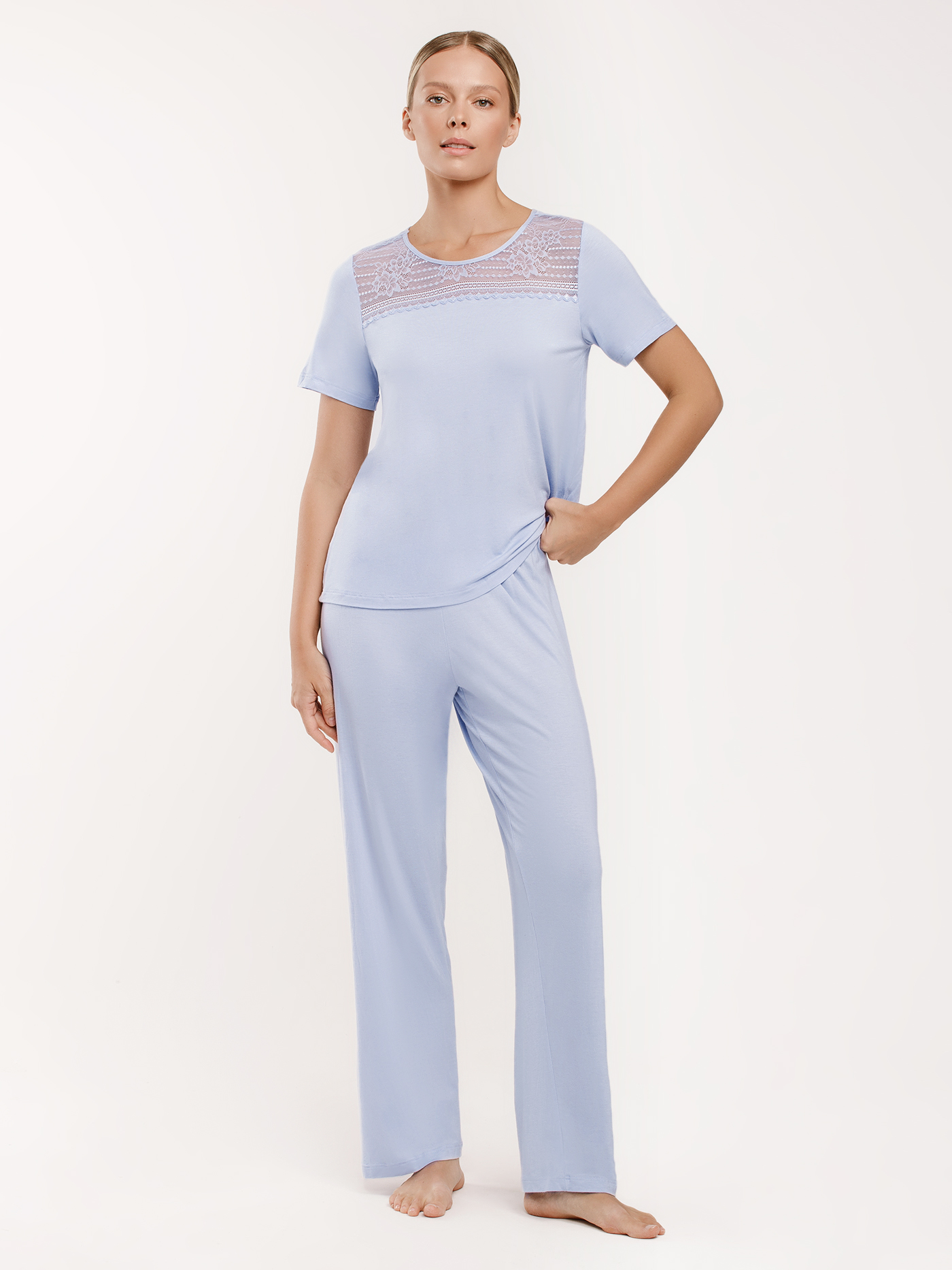 Футболка Сиреневый 2999F3424 | фото 1