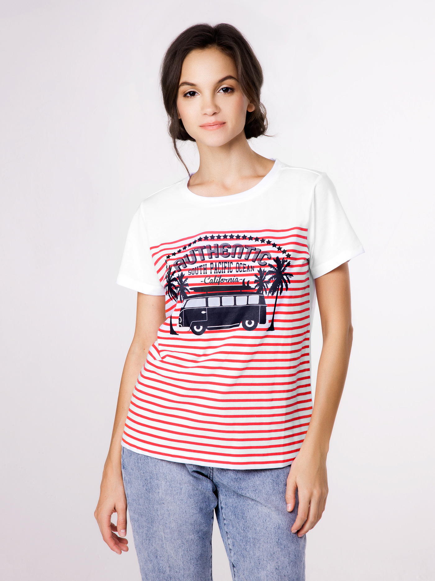 Футболка Принт полоска DNTST-1 | фото 1