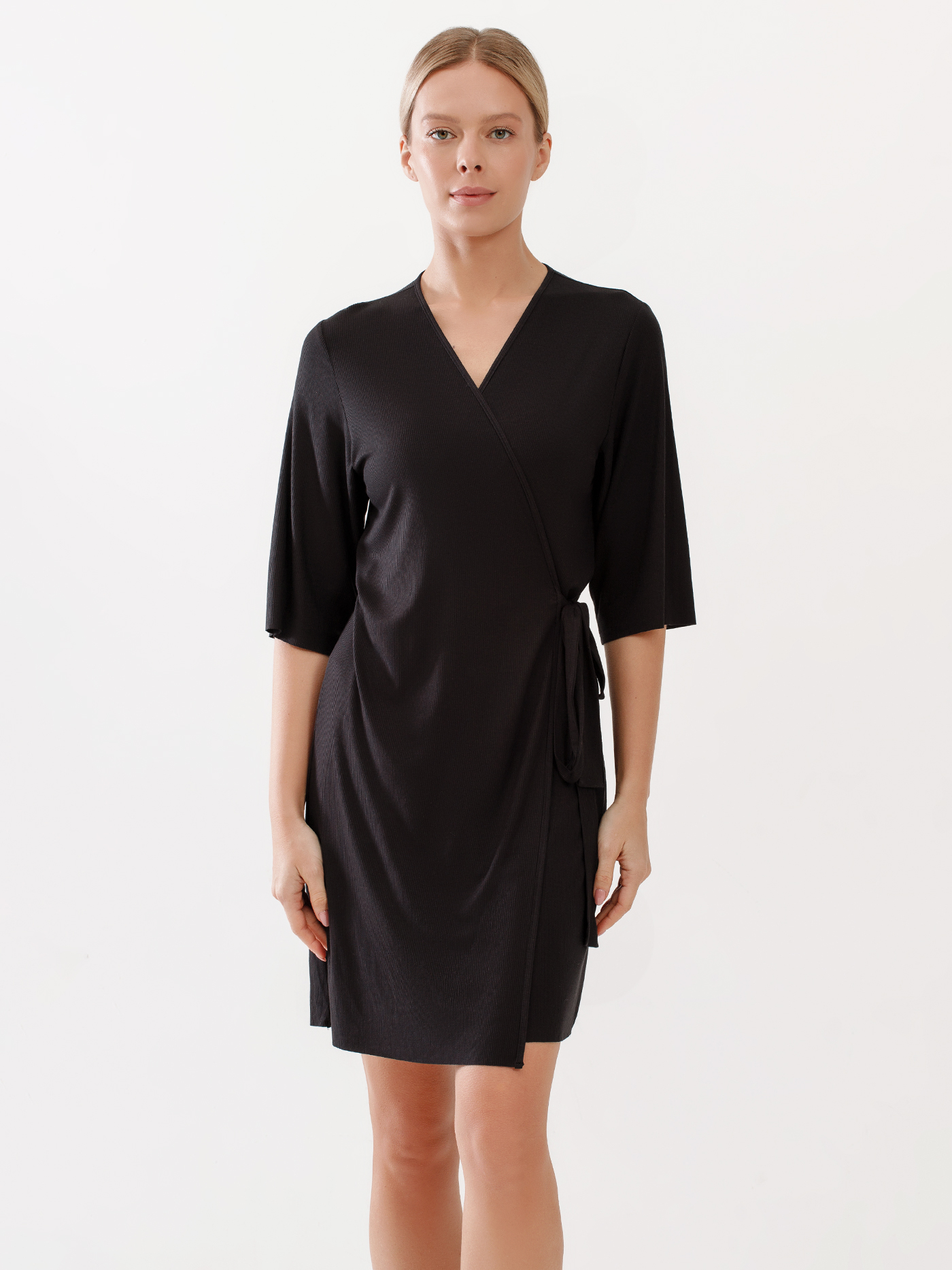 Халат Черный 3001F3501 | фото 4