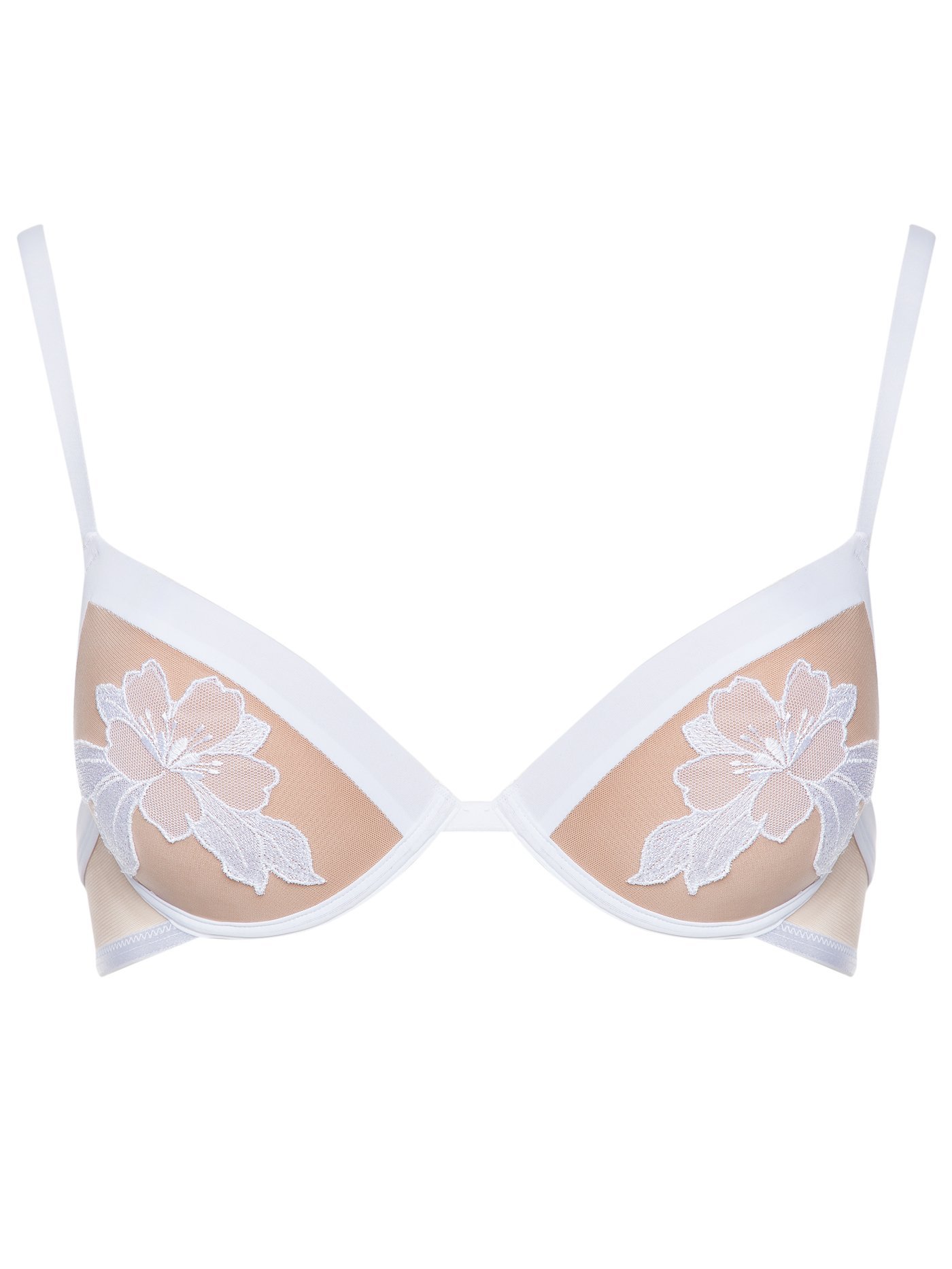 Бюстгальтер push-up Белый с бежевым 2223F1124_1 | фото 2
