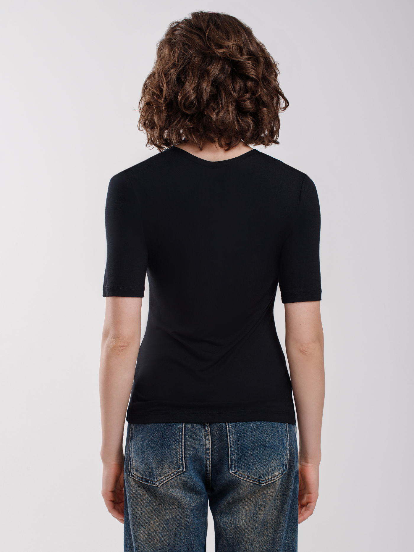 Футболка Черный 2989F3432 | фото 2