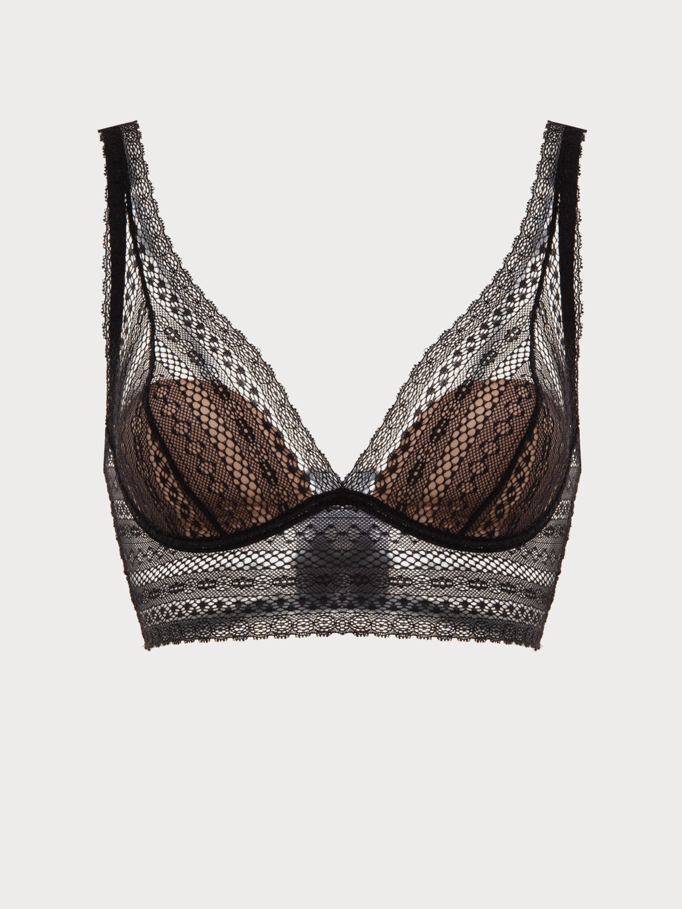 Бюстгальтер мягкий Черный 2872F1350 | фото 6