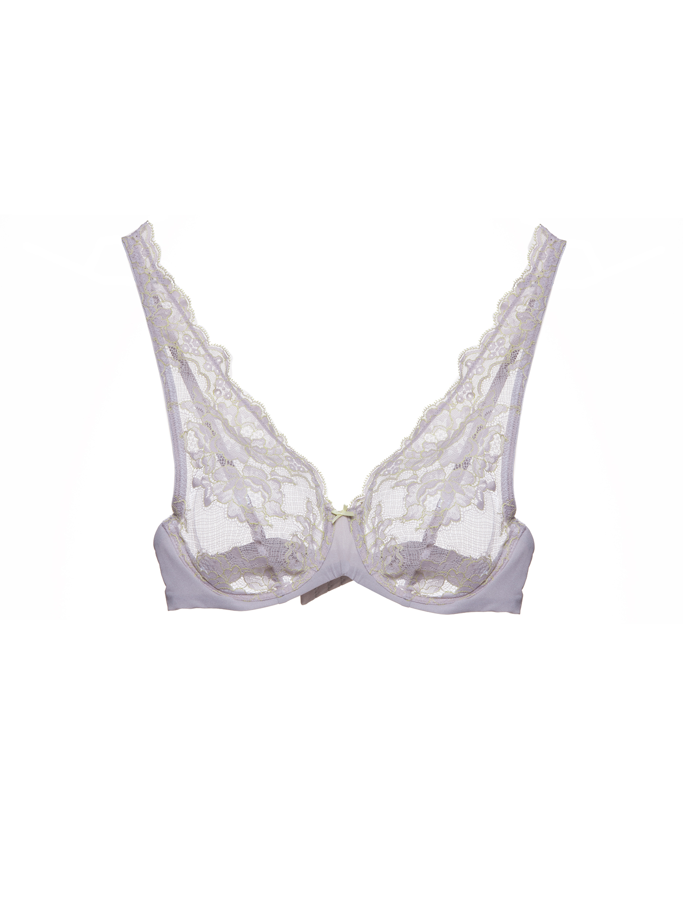 Бюстгальтер мягкий Серый с желтым 2413F1301 | фото 3