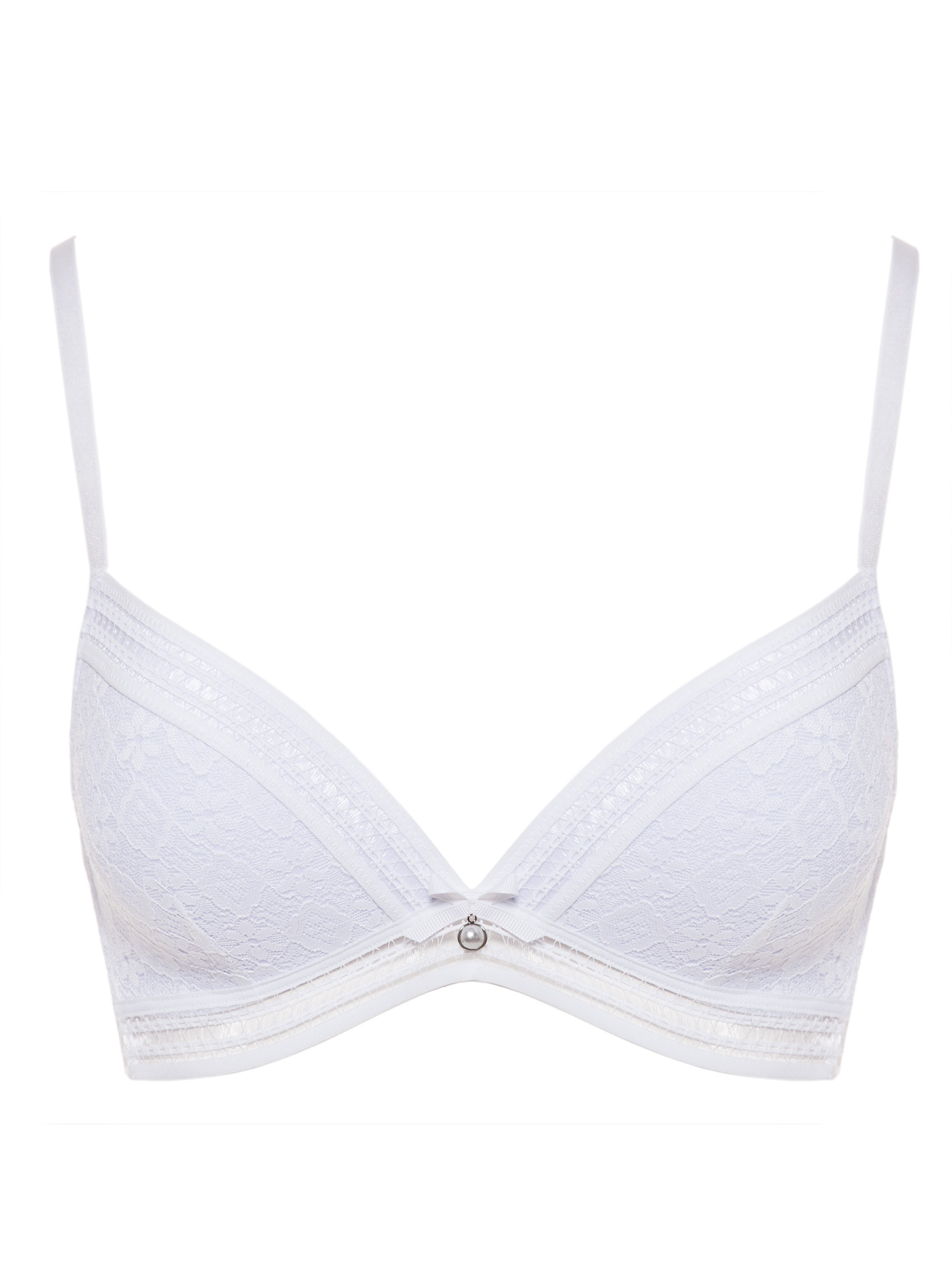 Бюстгальтер треугольник t-shirt Белый BR-12178 | фото 3