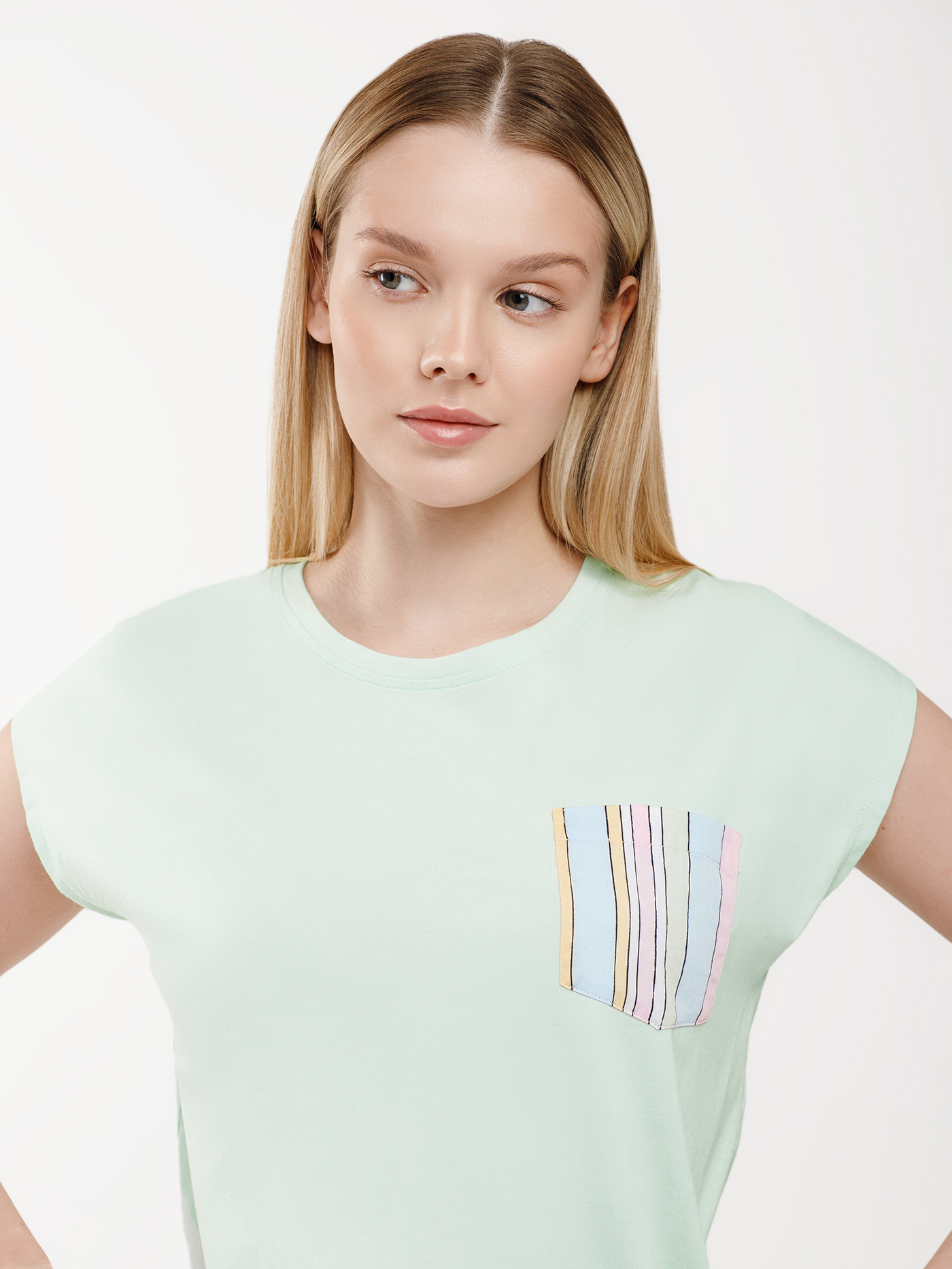 Футболка Зеленый J0209TS | фото 3