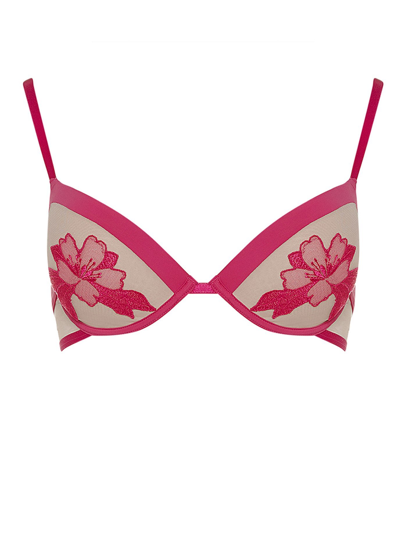 Бюстгальтер push-up Розовый с бежевым 2223F1124_1 | фото 2