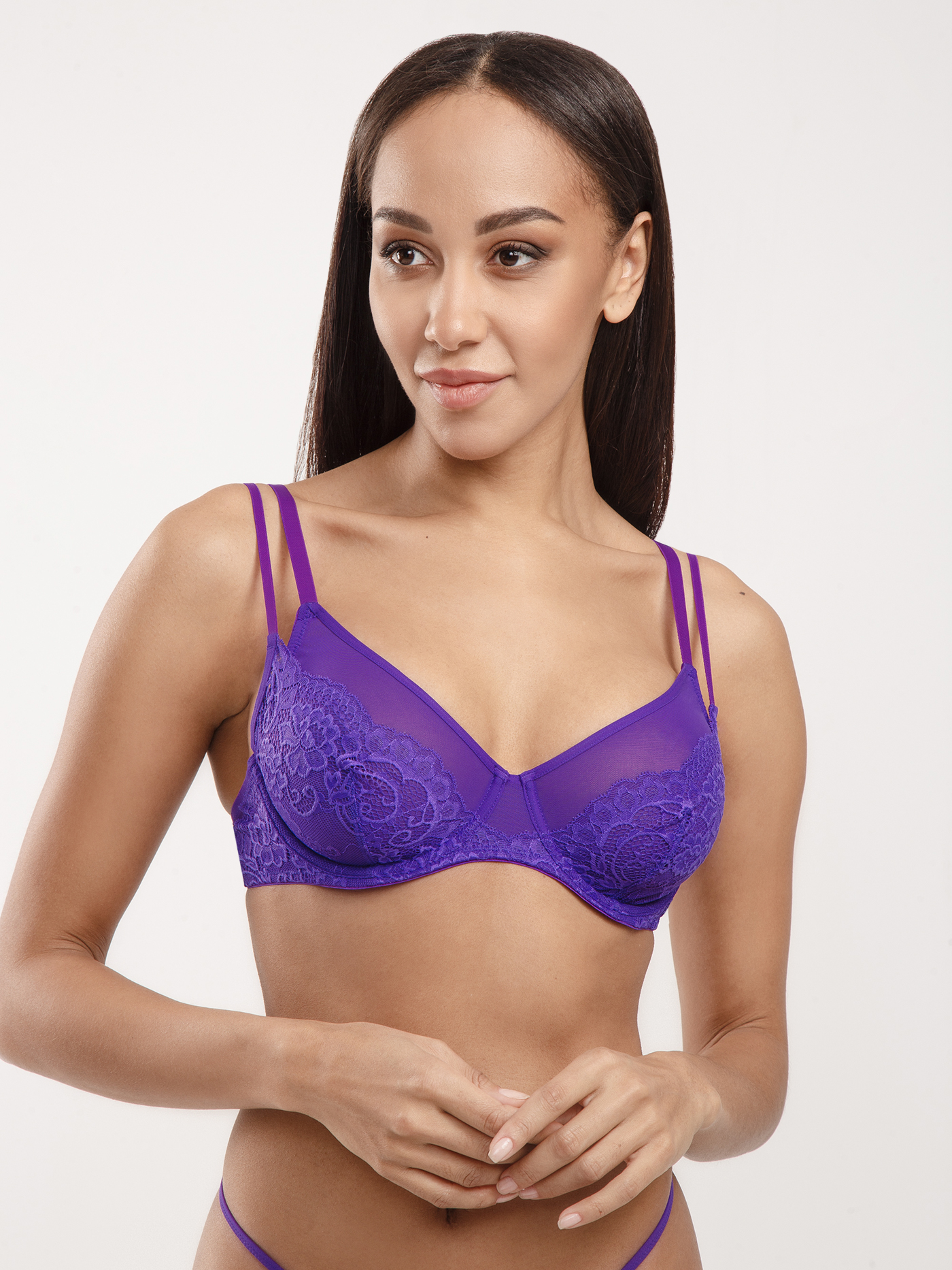 Бюстгальтер мягкий Фиолетовый DE6125WB | фото 3
