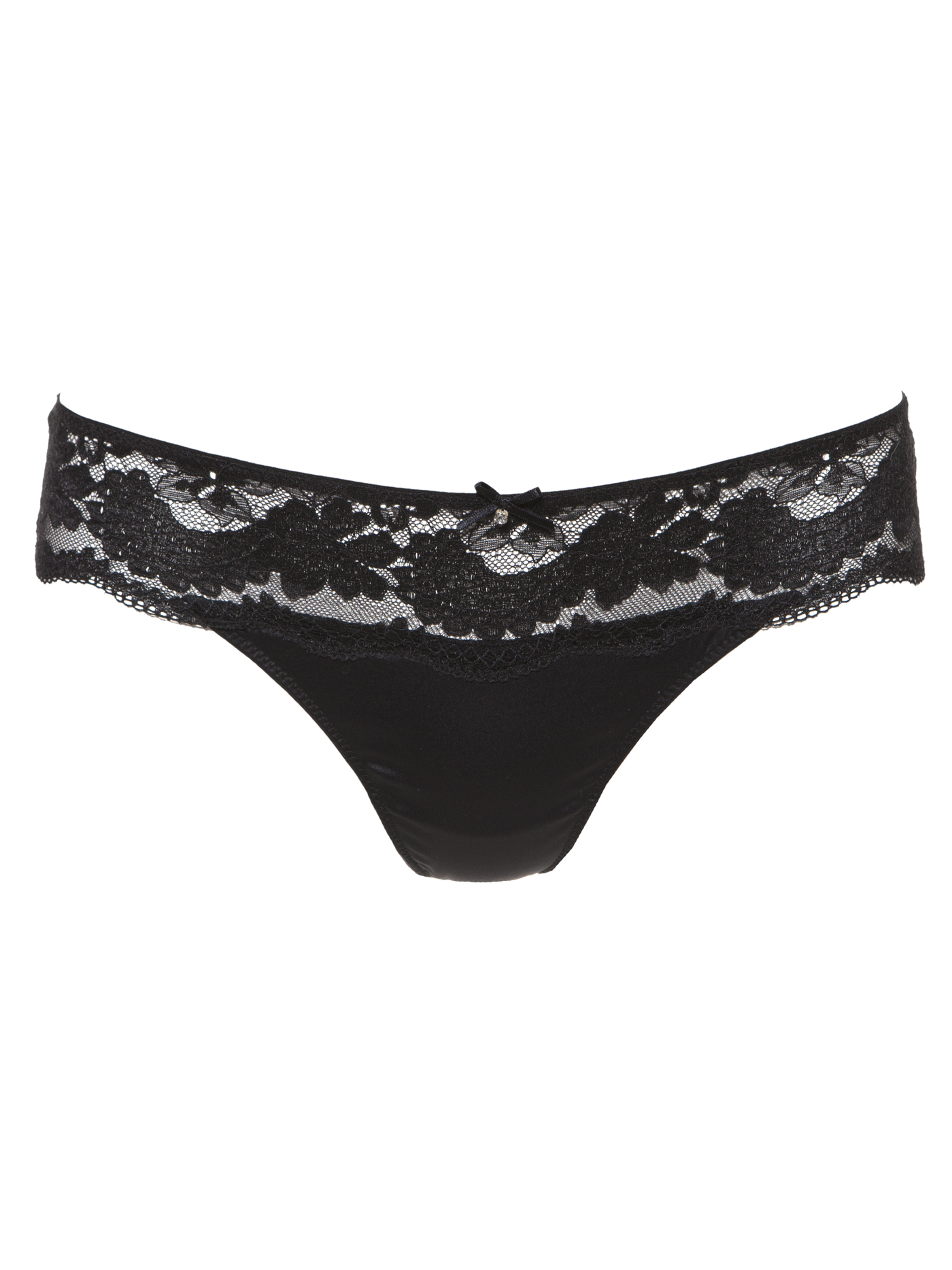 Трусы стринг Черный TAN-11947 | фото 3