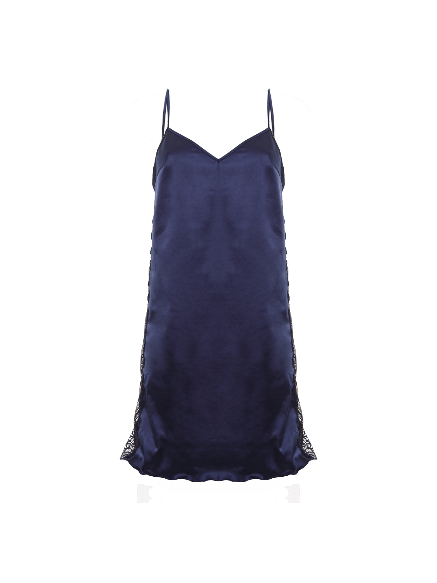 Сорочка на бретелях Синий 2686F3207 | фото 2