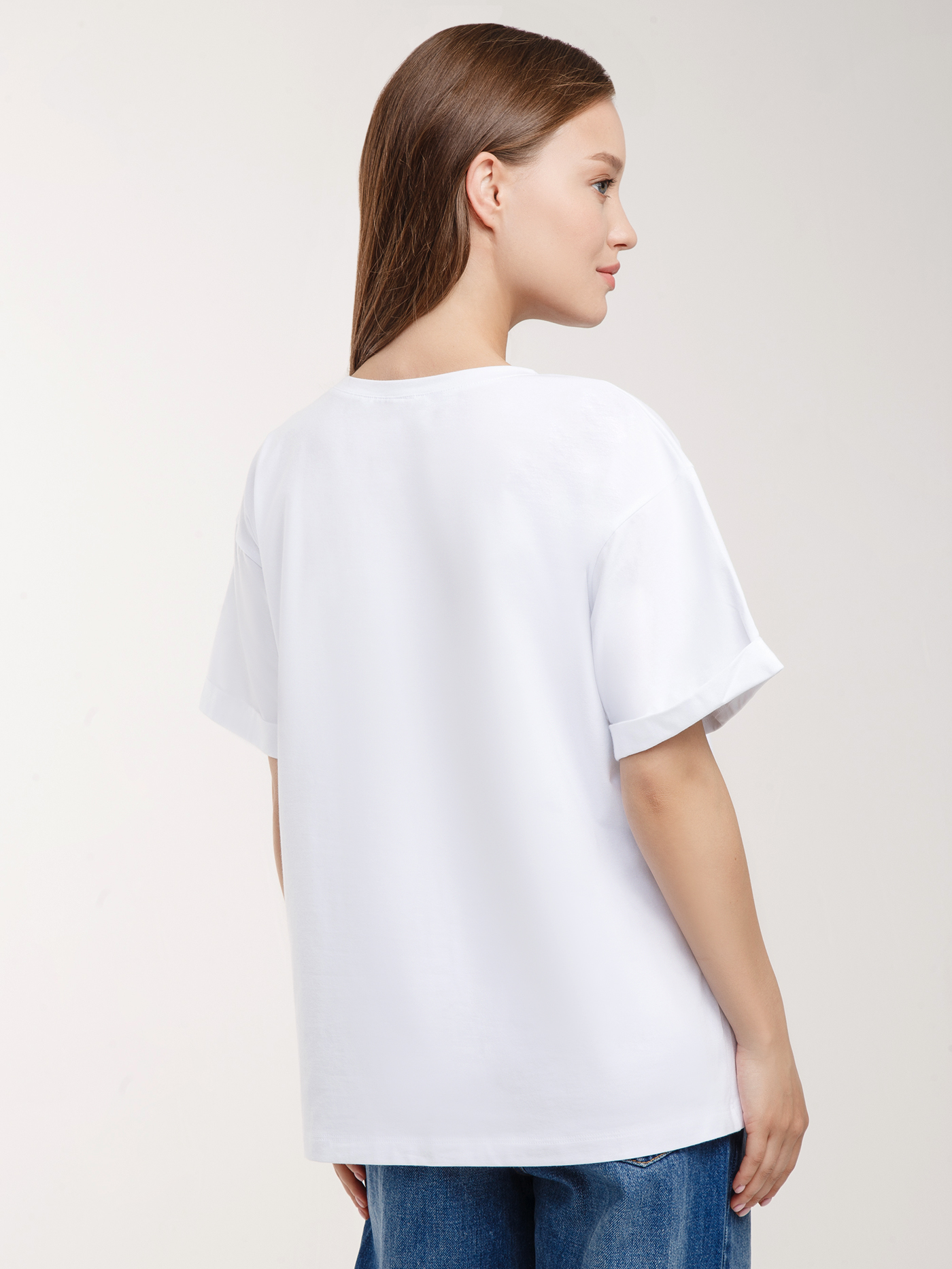 Футболка Белый 2838F3424 | фото 2