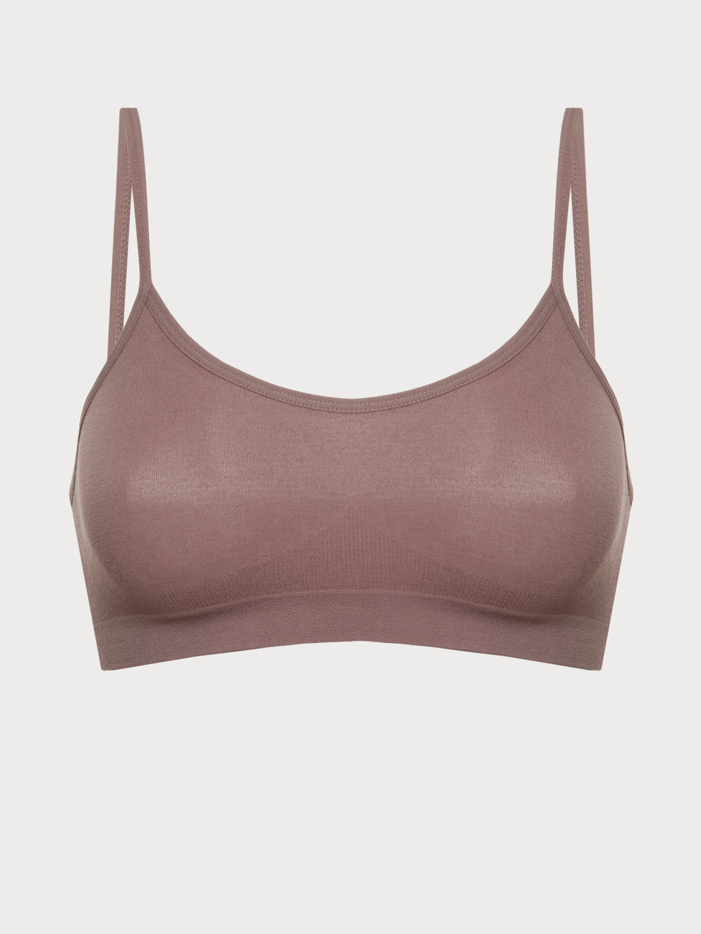 Бюстгальтер мягкий топ Коричневый HNDFL2308 | фото 5