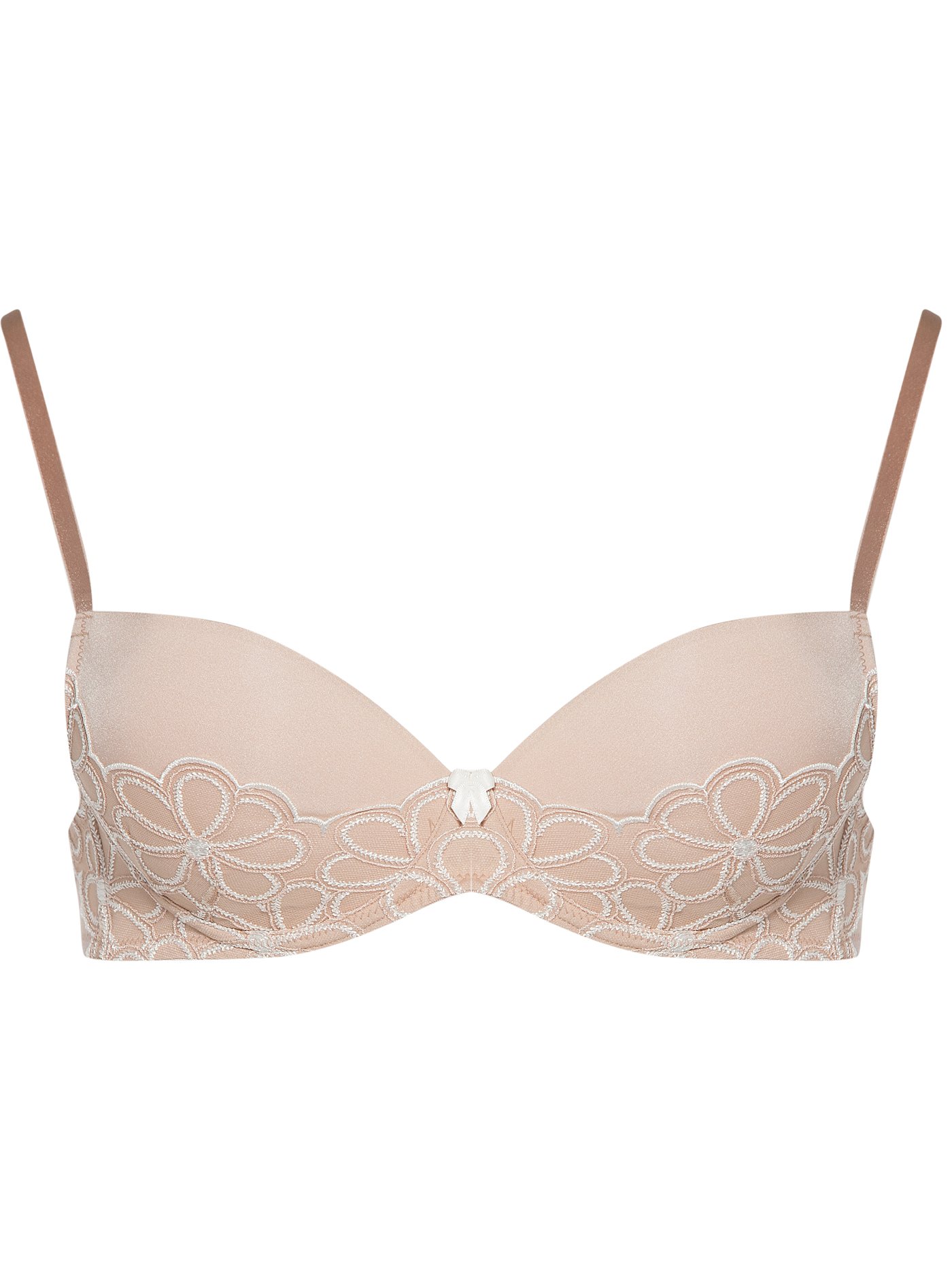 Бюстгальтер push-up Бежевый с белым 2263F1175 | фото 3