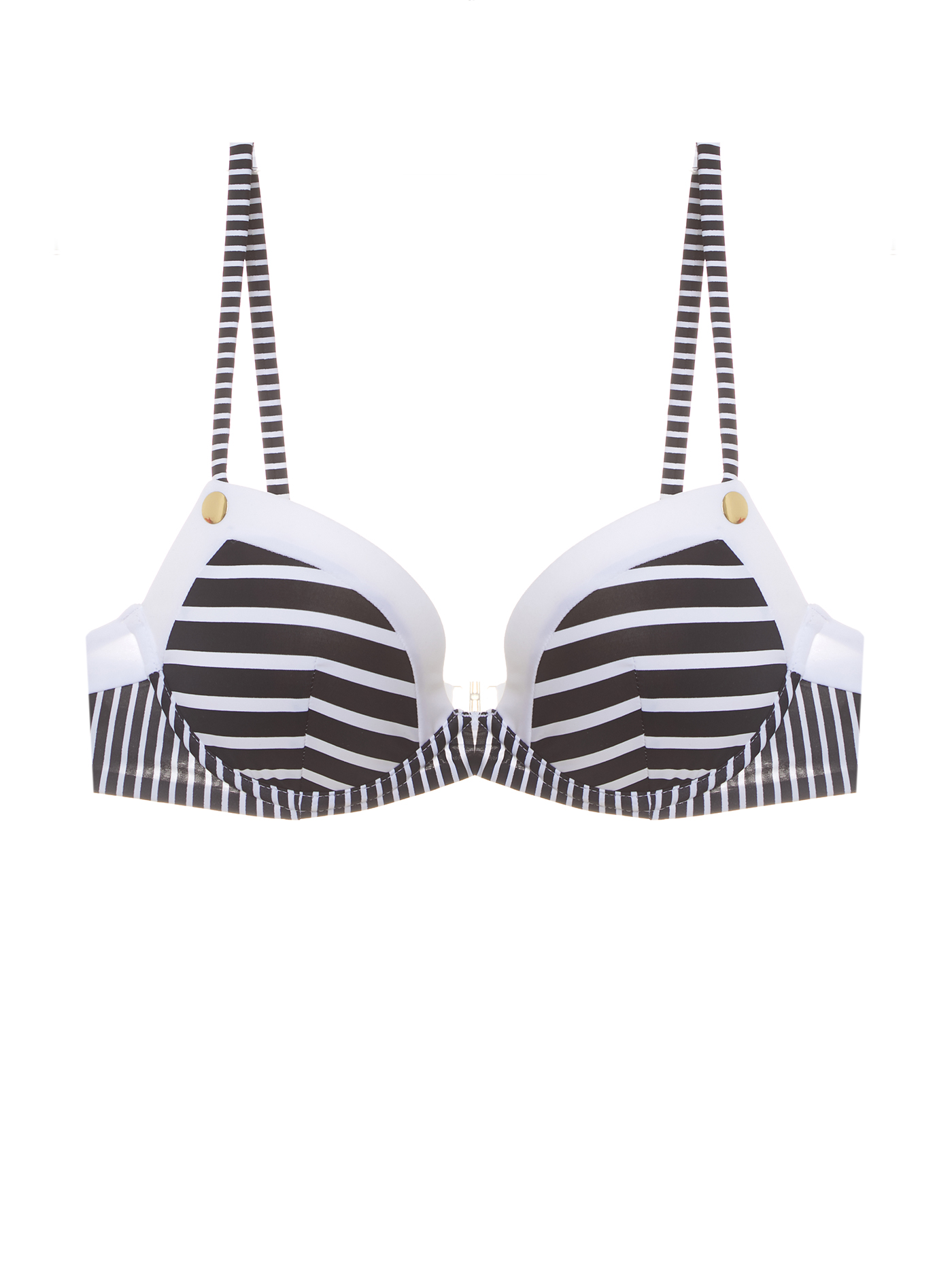 Лиф push-up Черный с белым 2540S1521L | фото 4