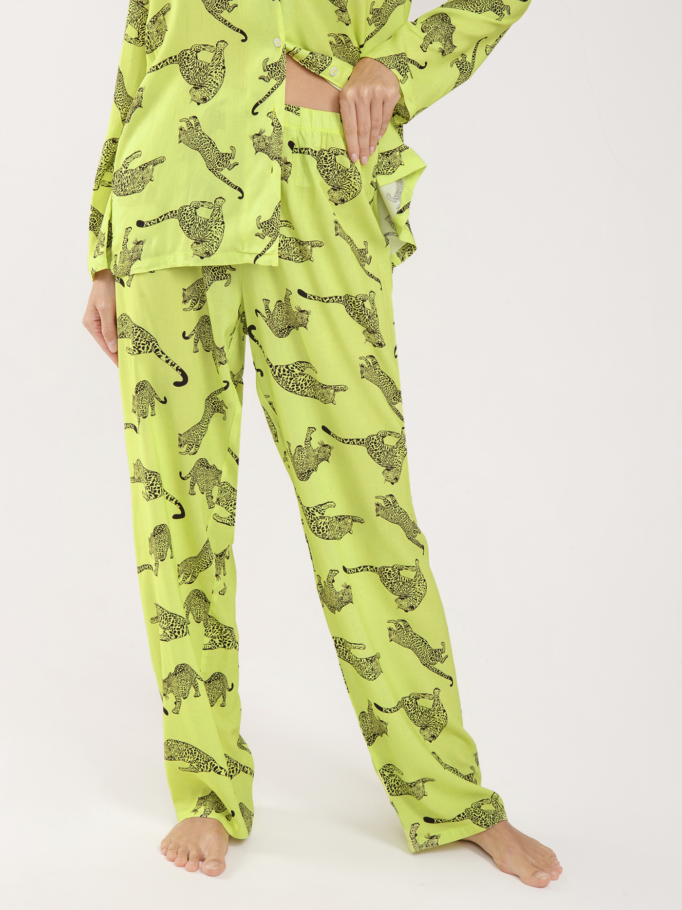 Брюки Неоновый желтый PAR-01 | фото 3