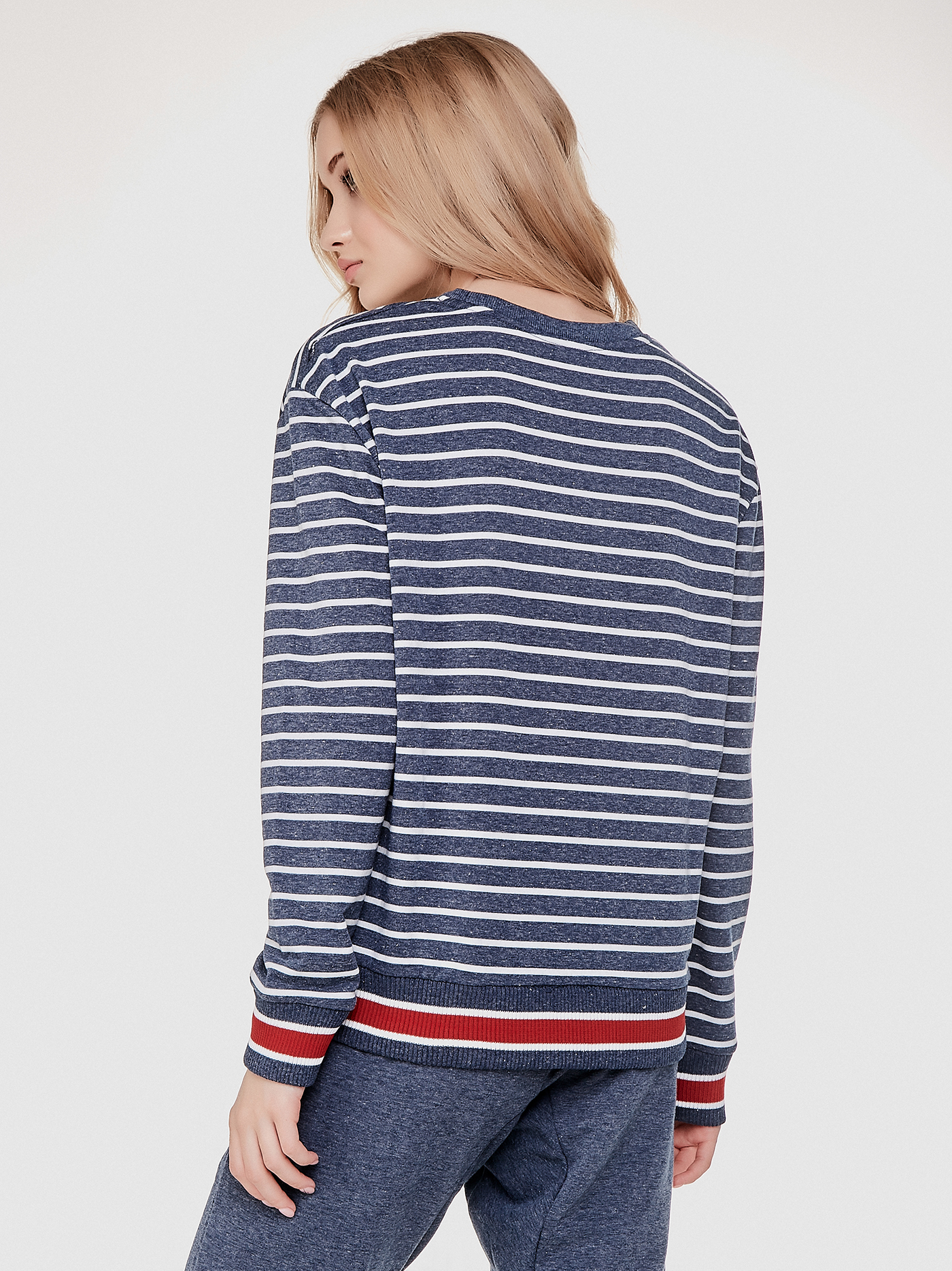 Свитшот Принт полоска SL-01 | фото 3