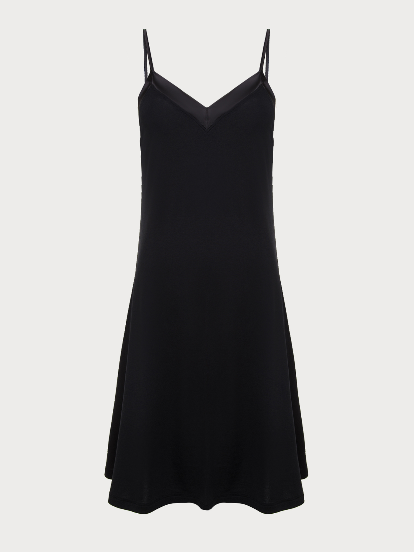 Сорочка на бретелях Черный 2828F3207 | фото 3