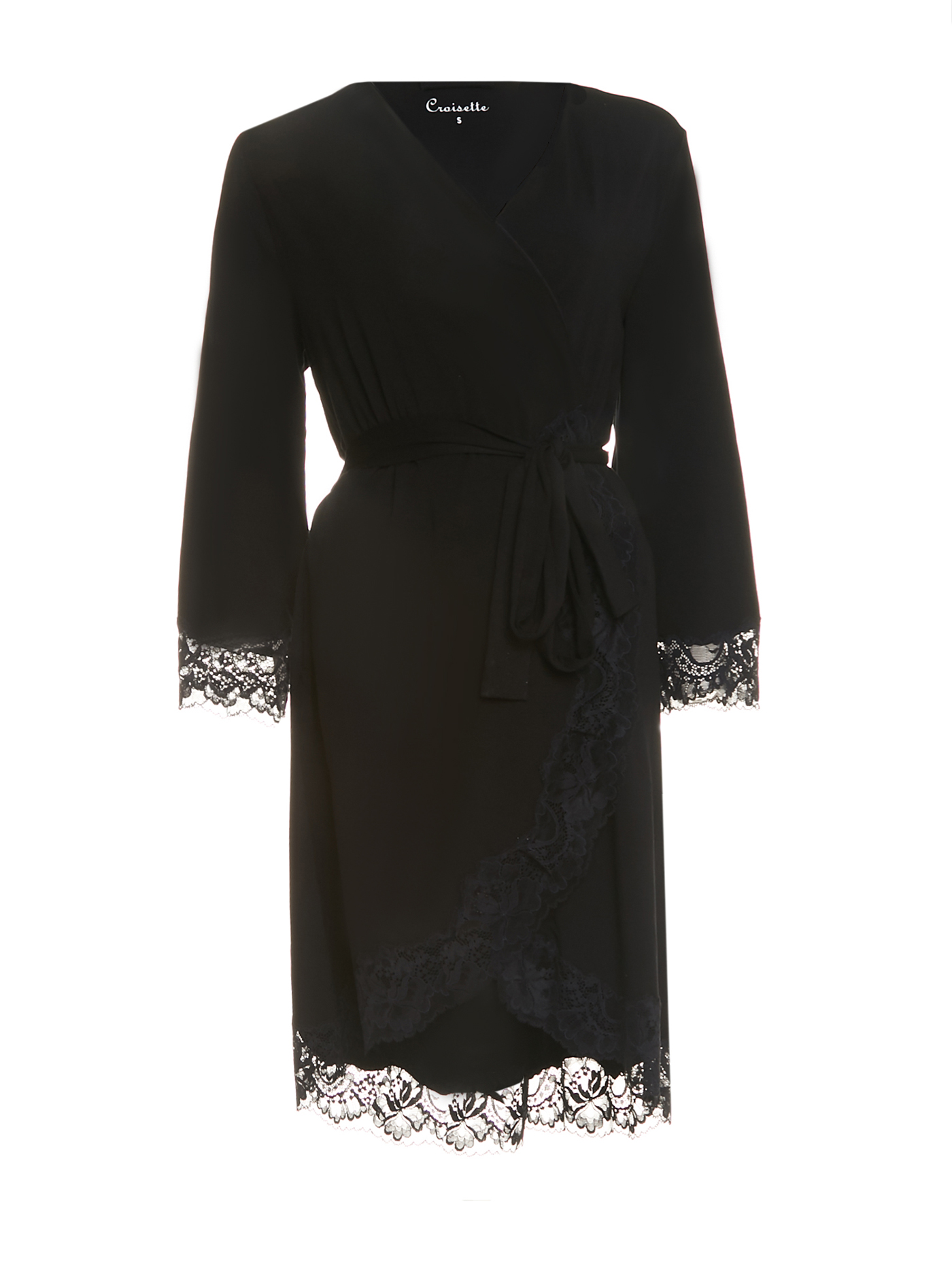 Халат Черный 11369A | фото 3