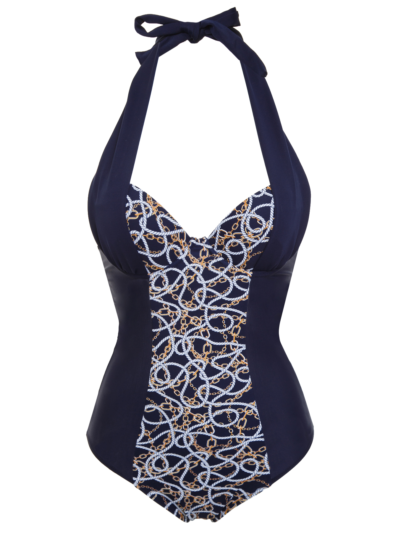 Купальник слитный push-up Принт цепи 2523S4721_U | фото 2