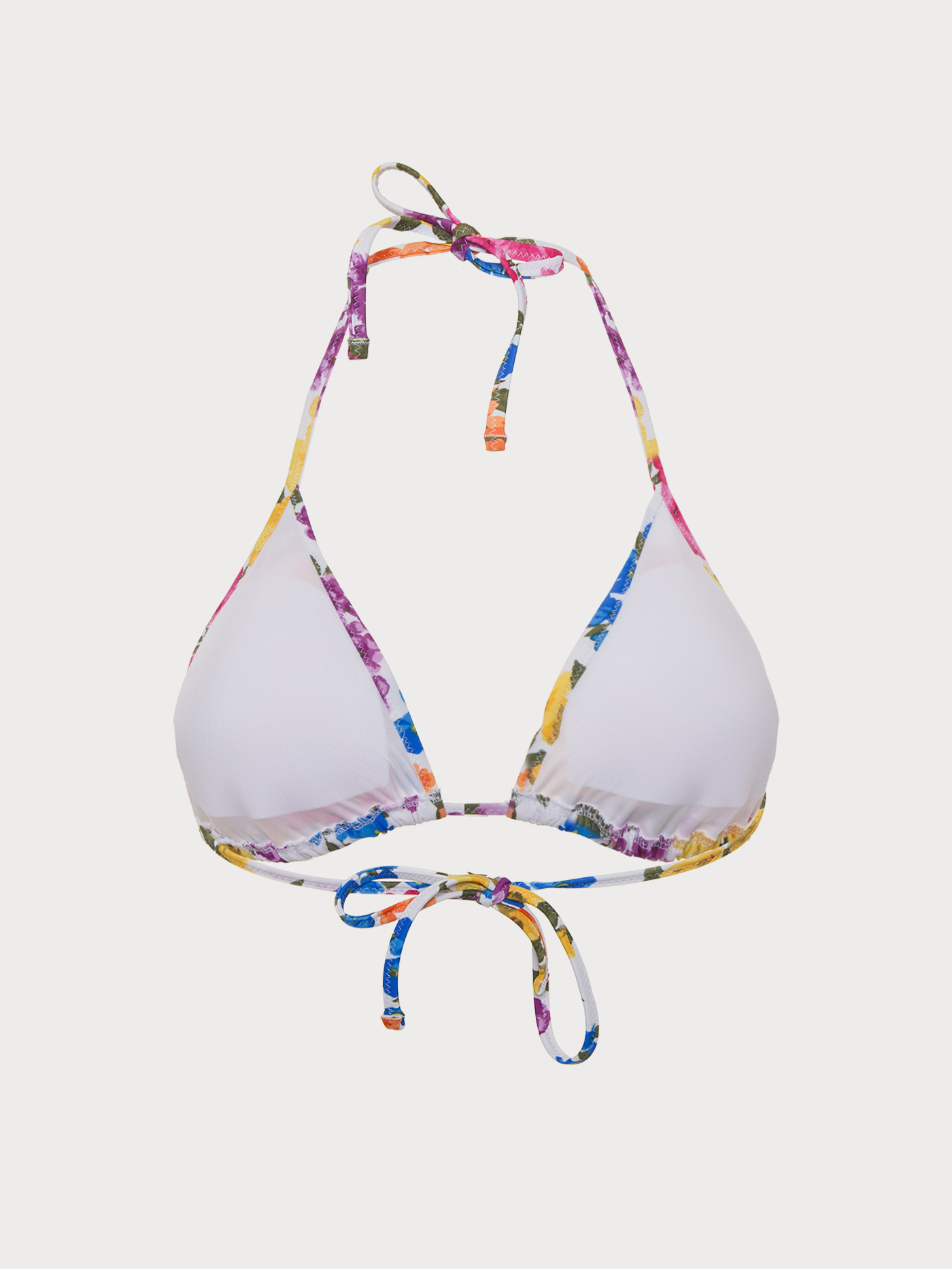 Лиф треугольник Принт цветы 2950S1901_1 | фото 3