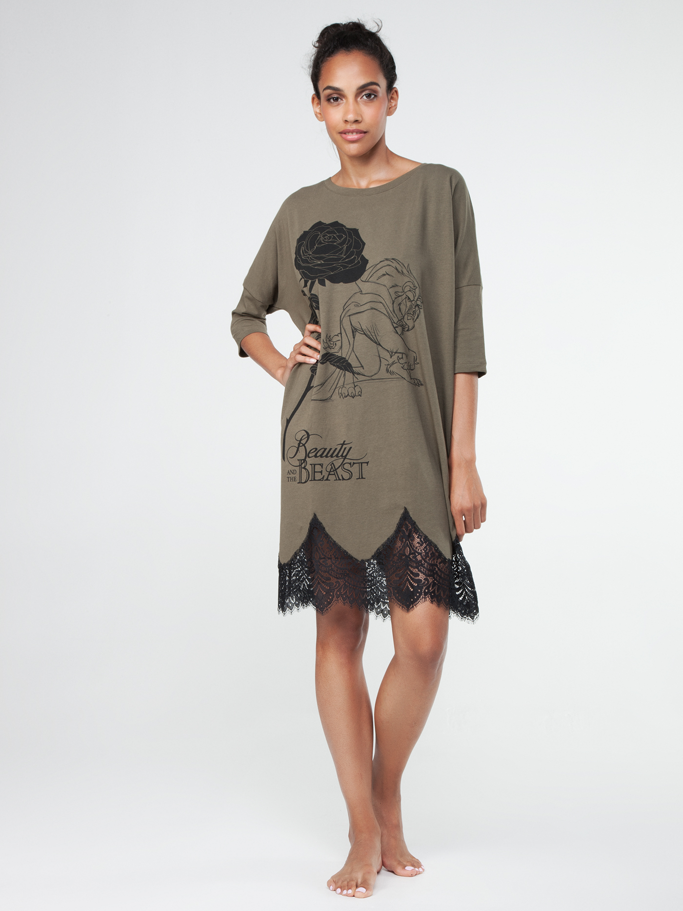 Платье Принт хаки 10325a | фото 1