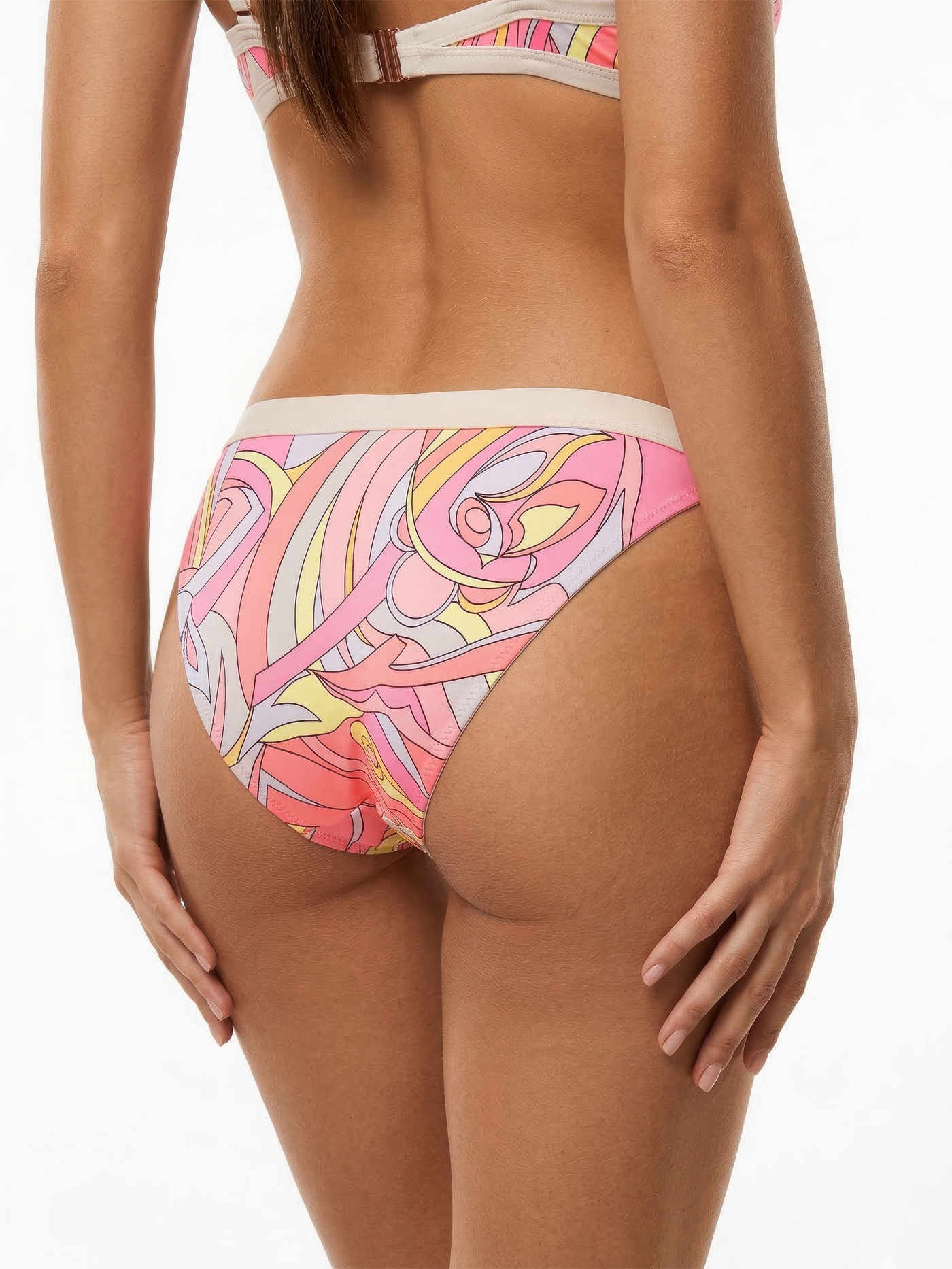 Плавки бикини Принт розовый SBR0909BK | фото 5