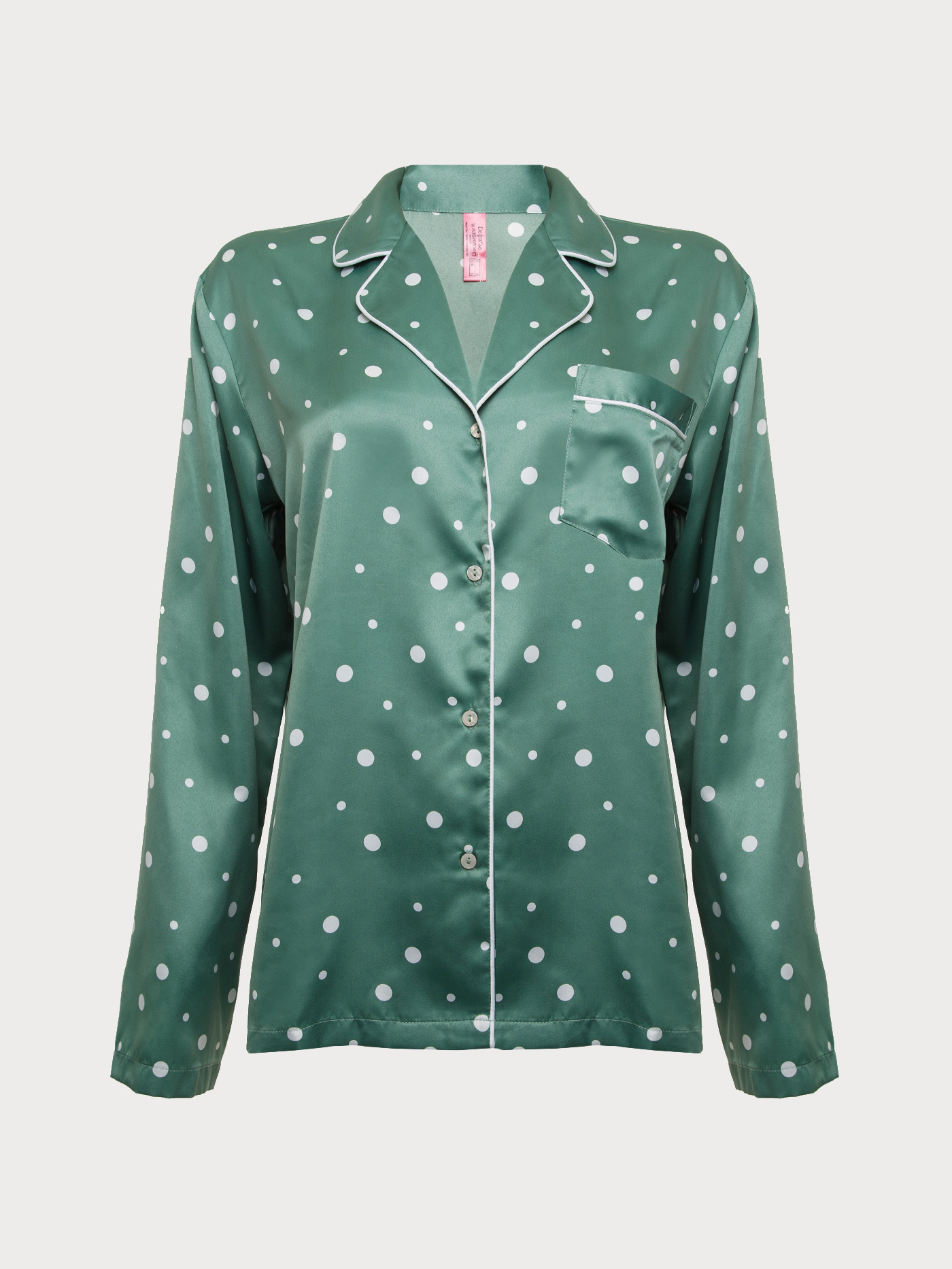 Пижамный топ Принт оливковый SD-2-2021 | фото 6