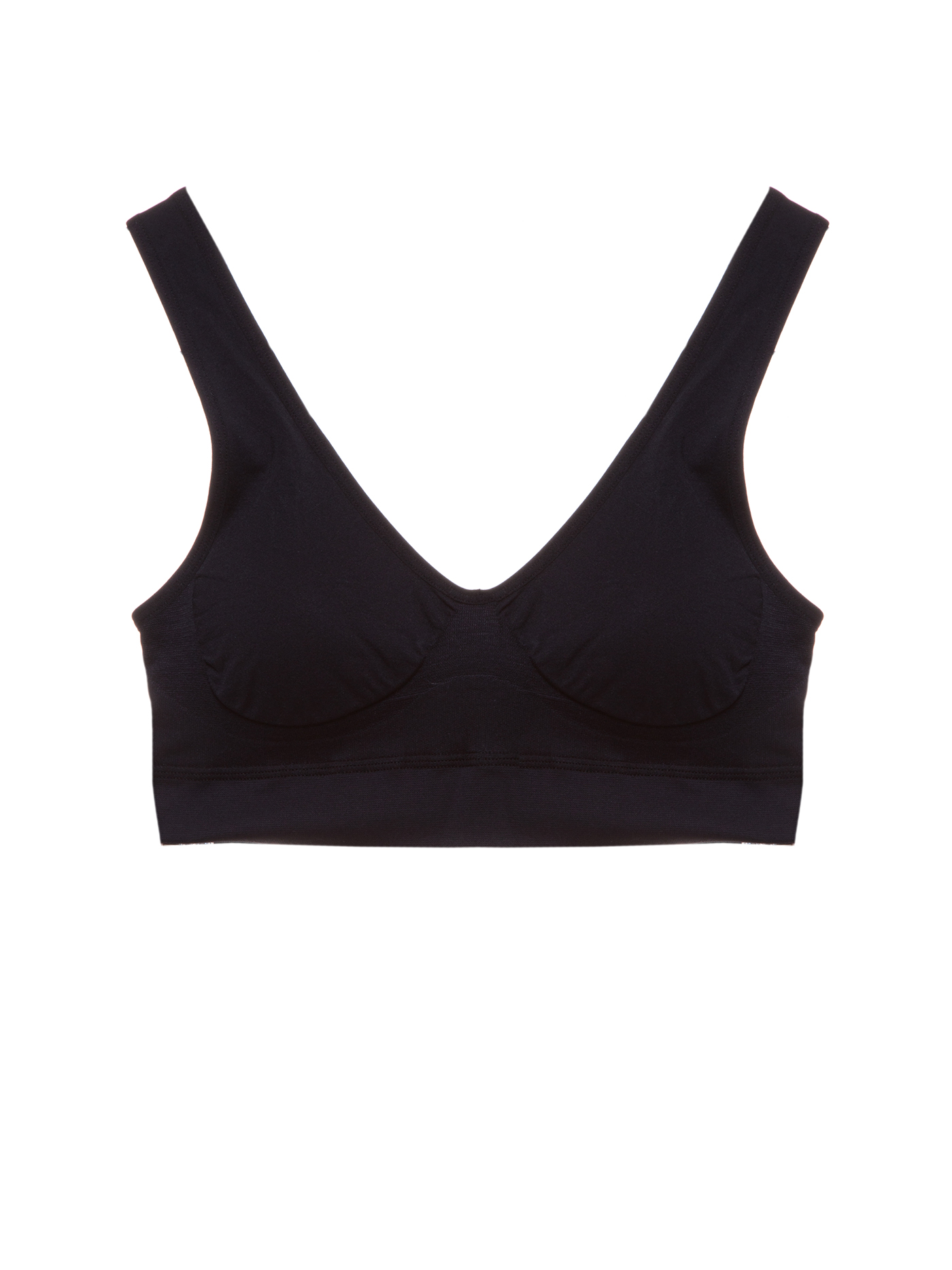 Бюстгальтер мягкий топ Черный BMSL01 | фото 3