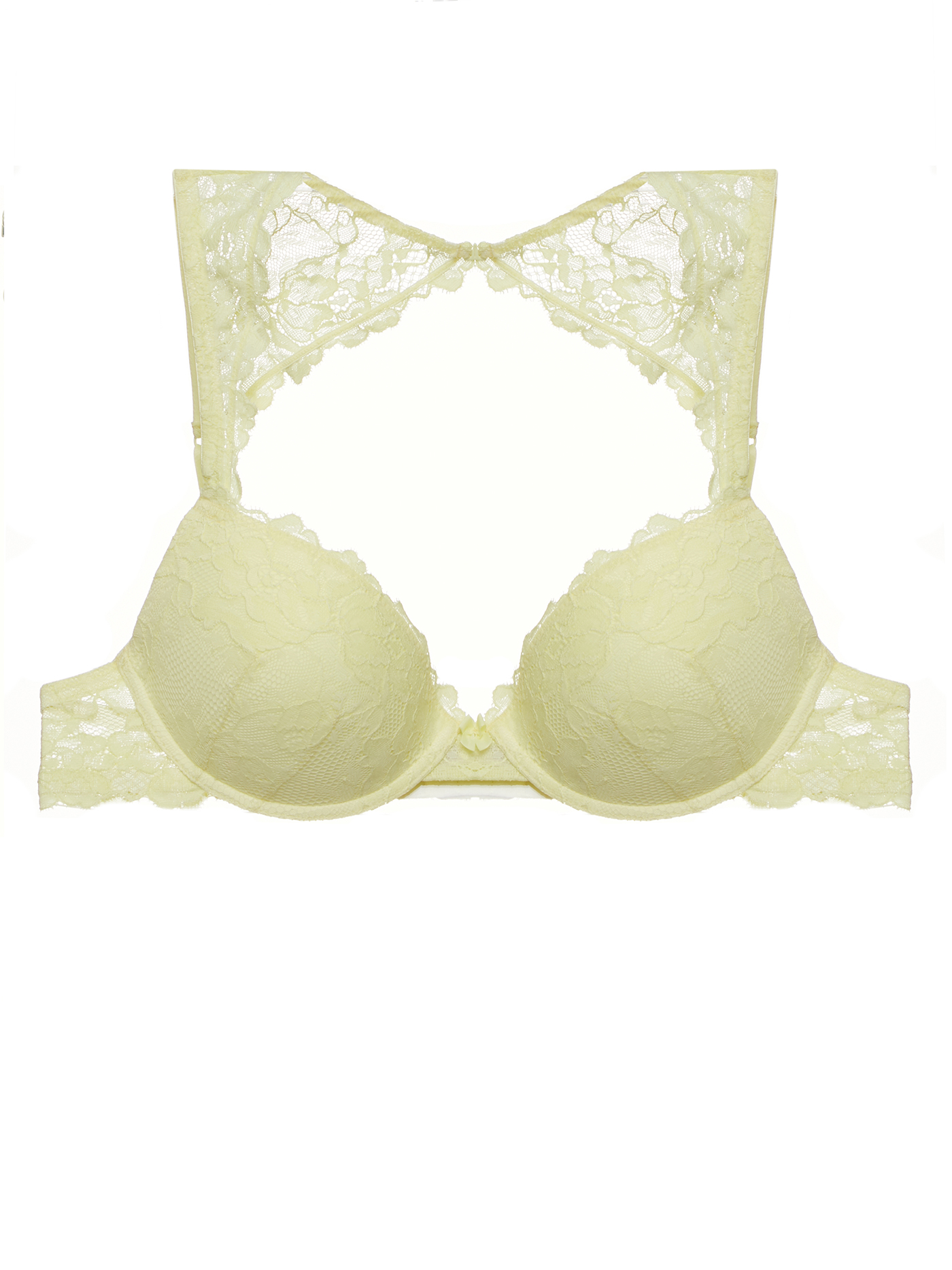 Бюстгальтер push-up Бледно-желтый 2524F1138 | фото 5