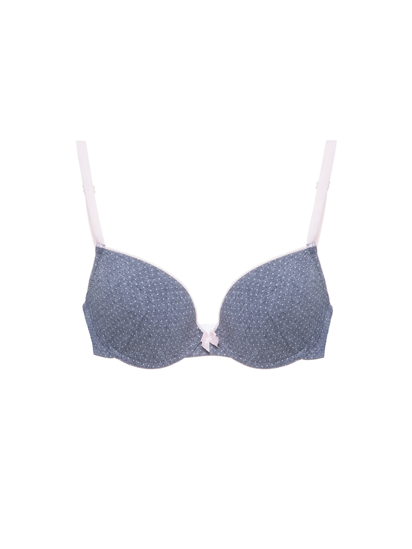 Бюстгальтер push-up Серый меланж ER1 | фото 3